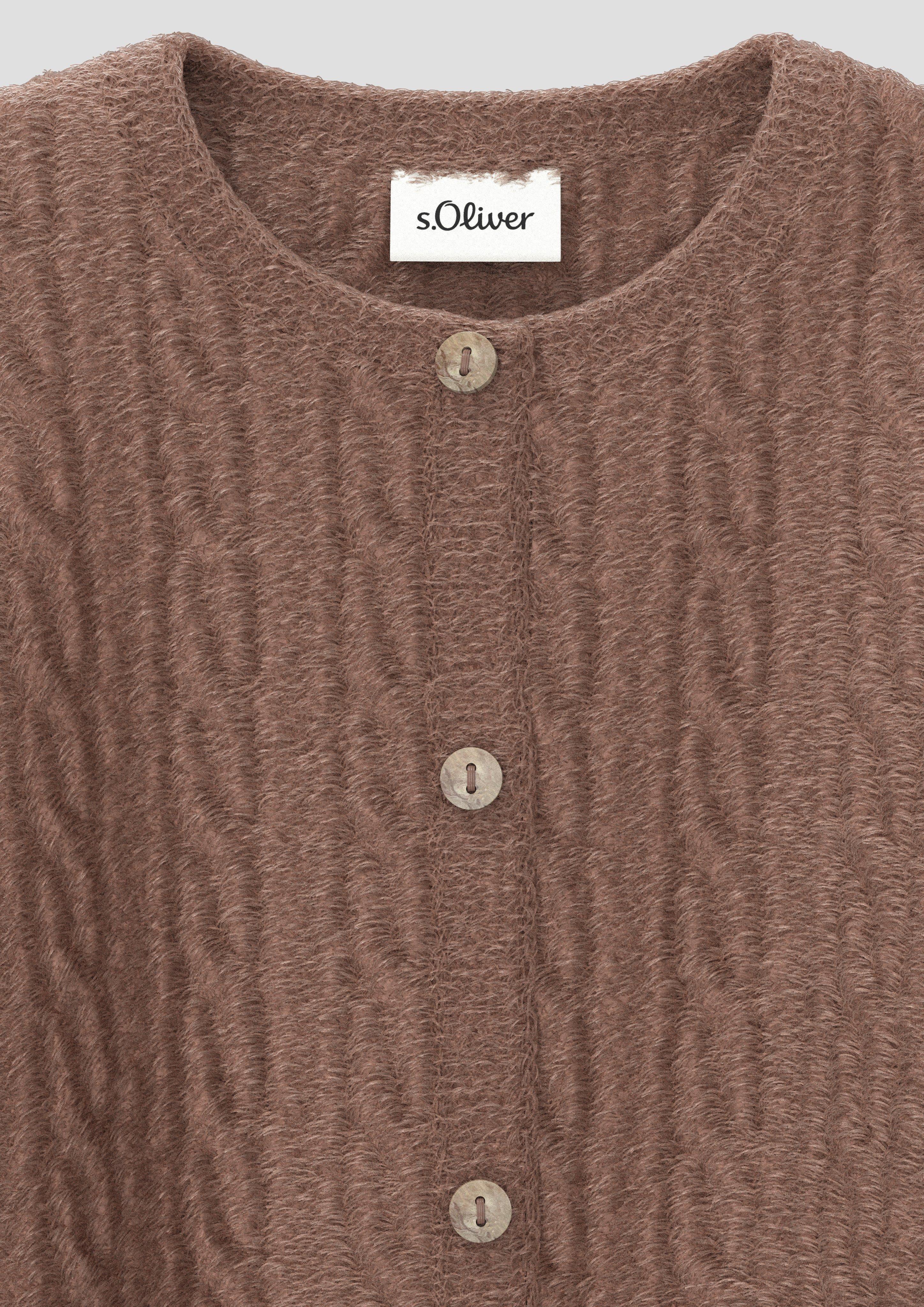Junior Gebreid Vest in bruin van s.Oliver