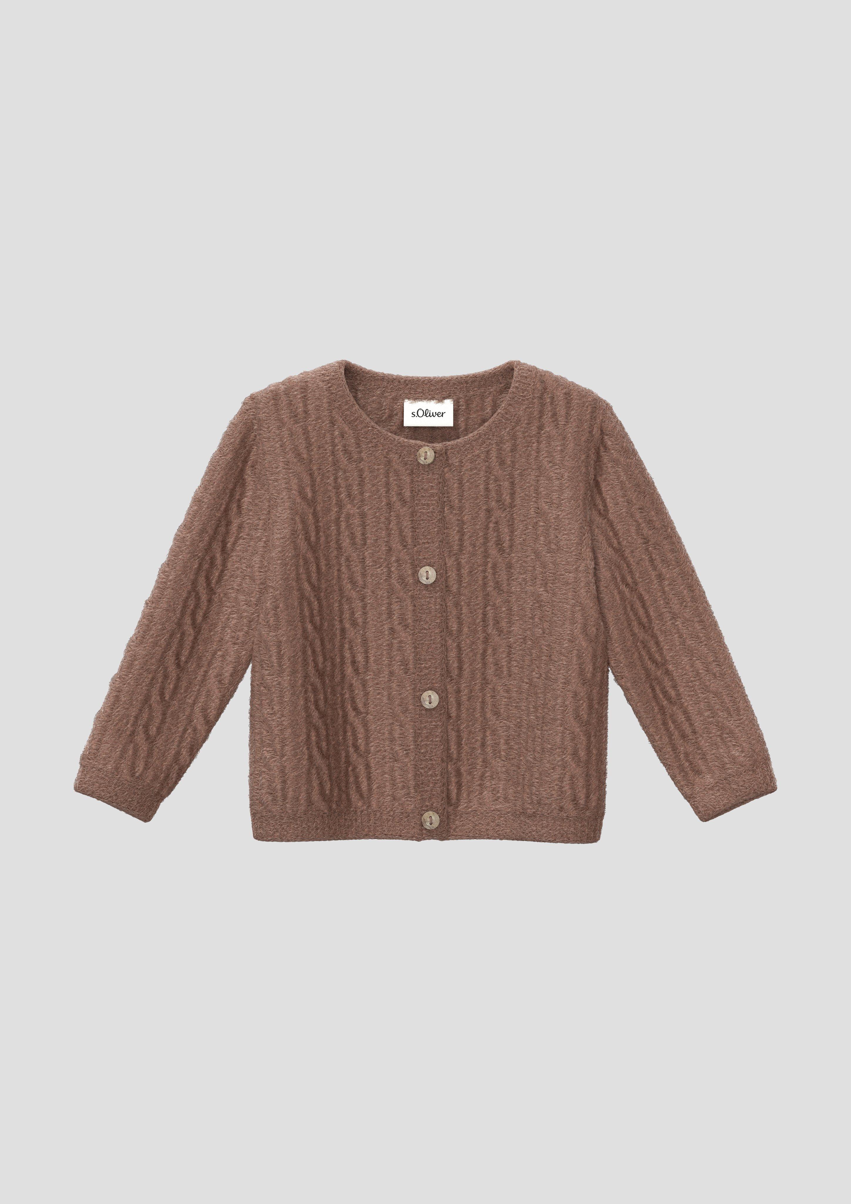 Gebreid Vest in bruin van s.Oliver