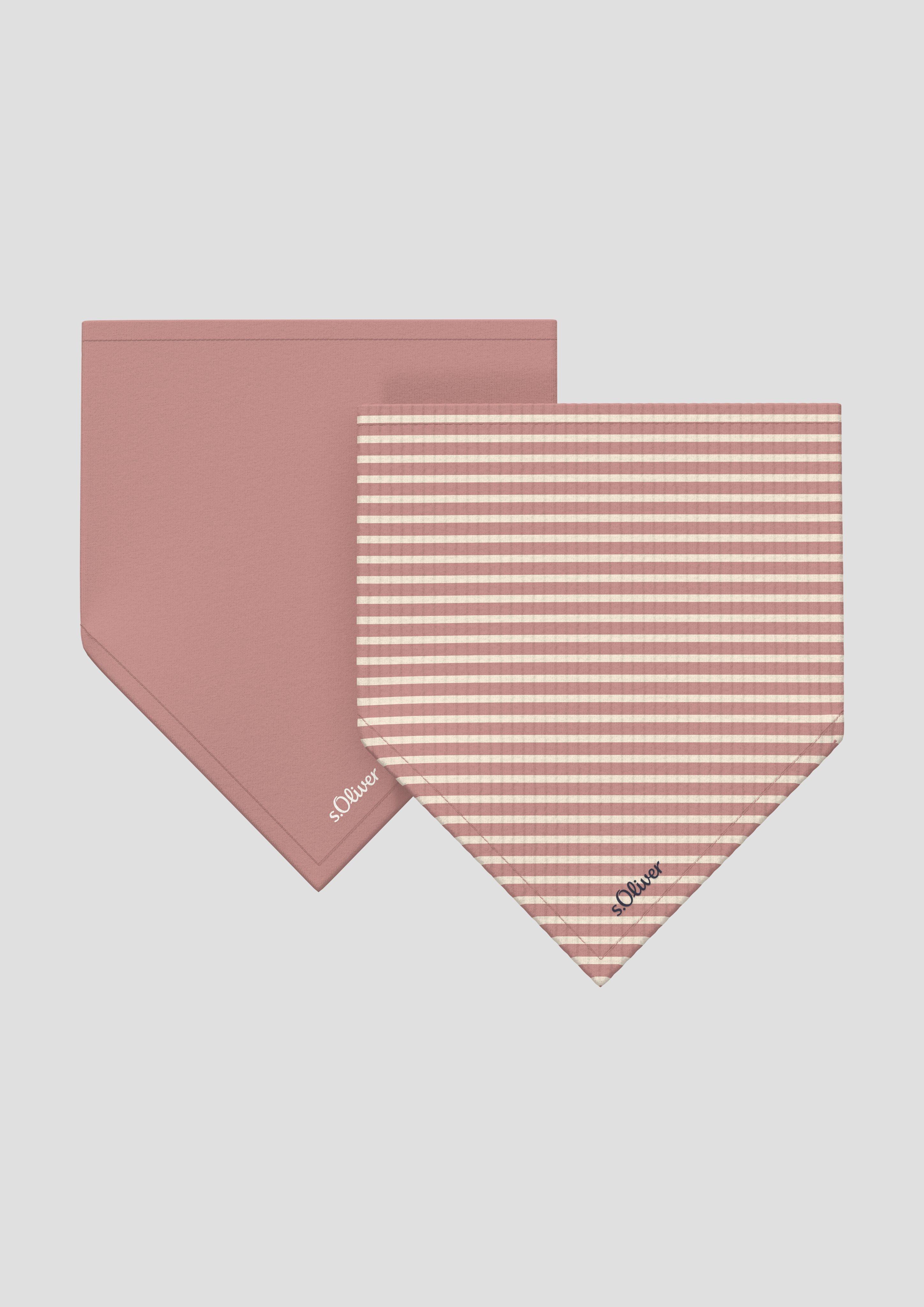 Kinder 2er-Pack Unisex Dreieckstücher in pink von s.Oliver