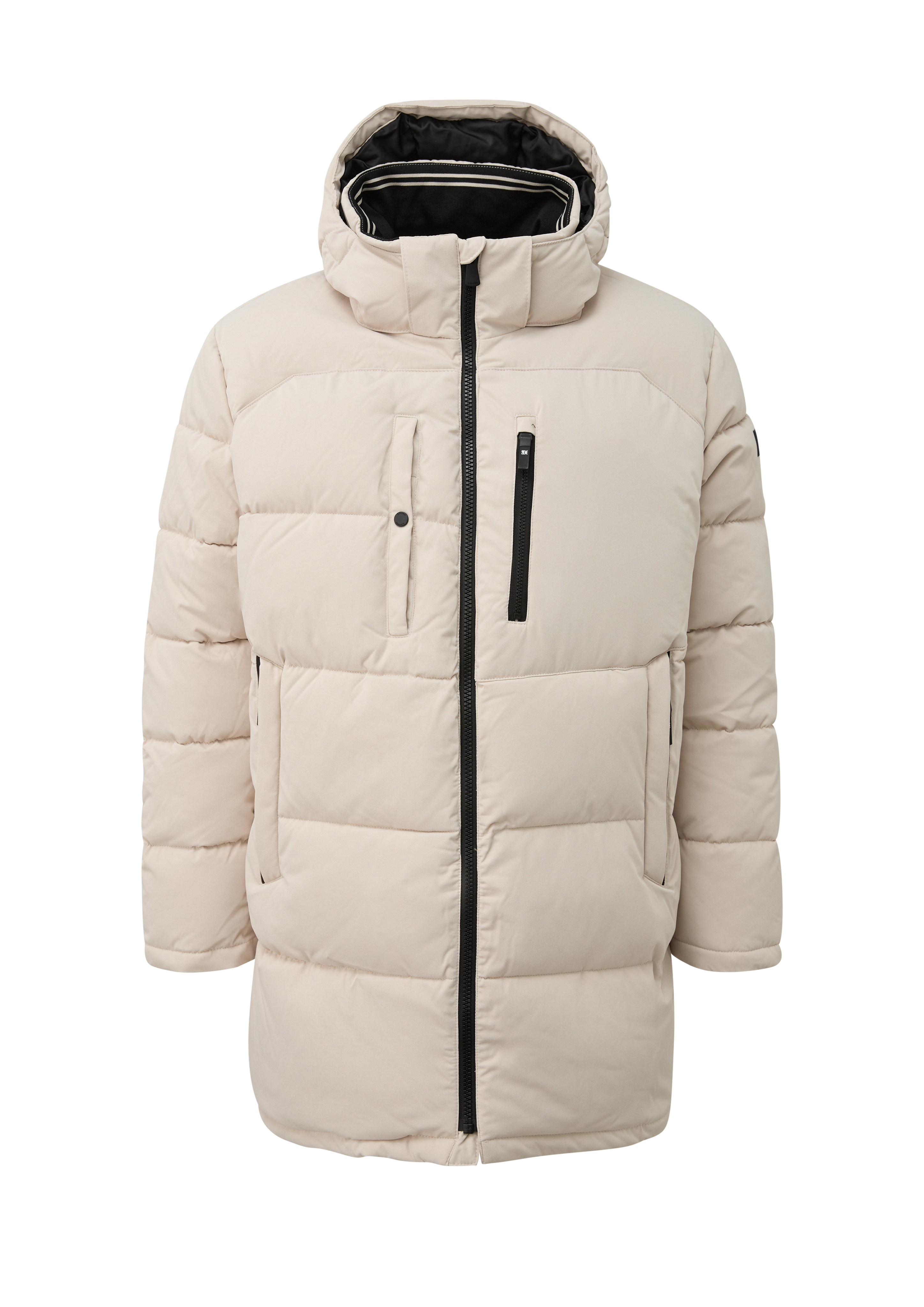 Warm pufferjack met afneembare capuchon