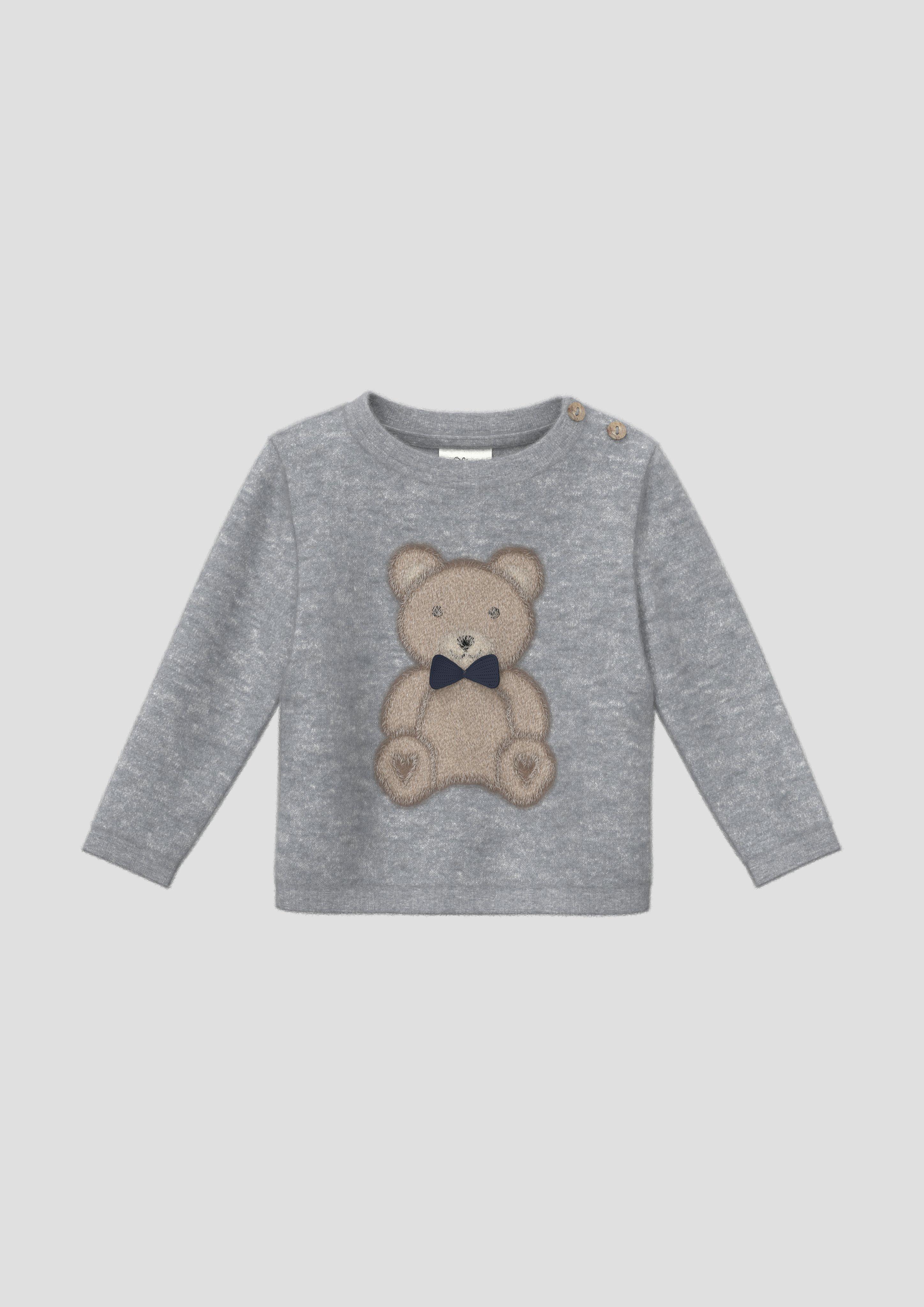 Kinder Strickpullover in grau von s.Oliver