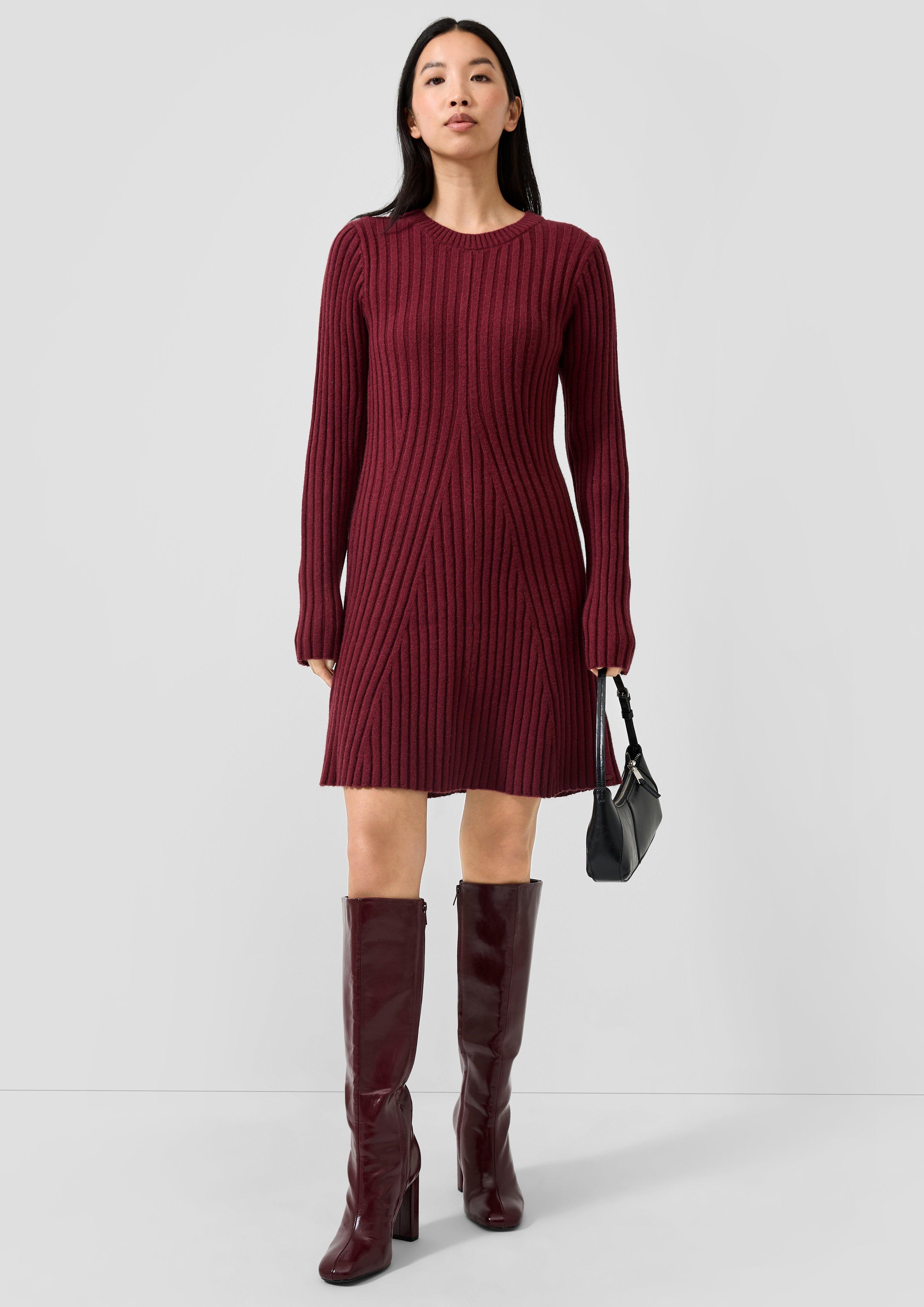 Kleid in Farbe bordeaux von QS