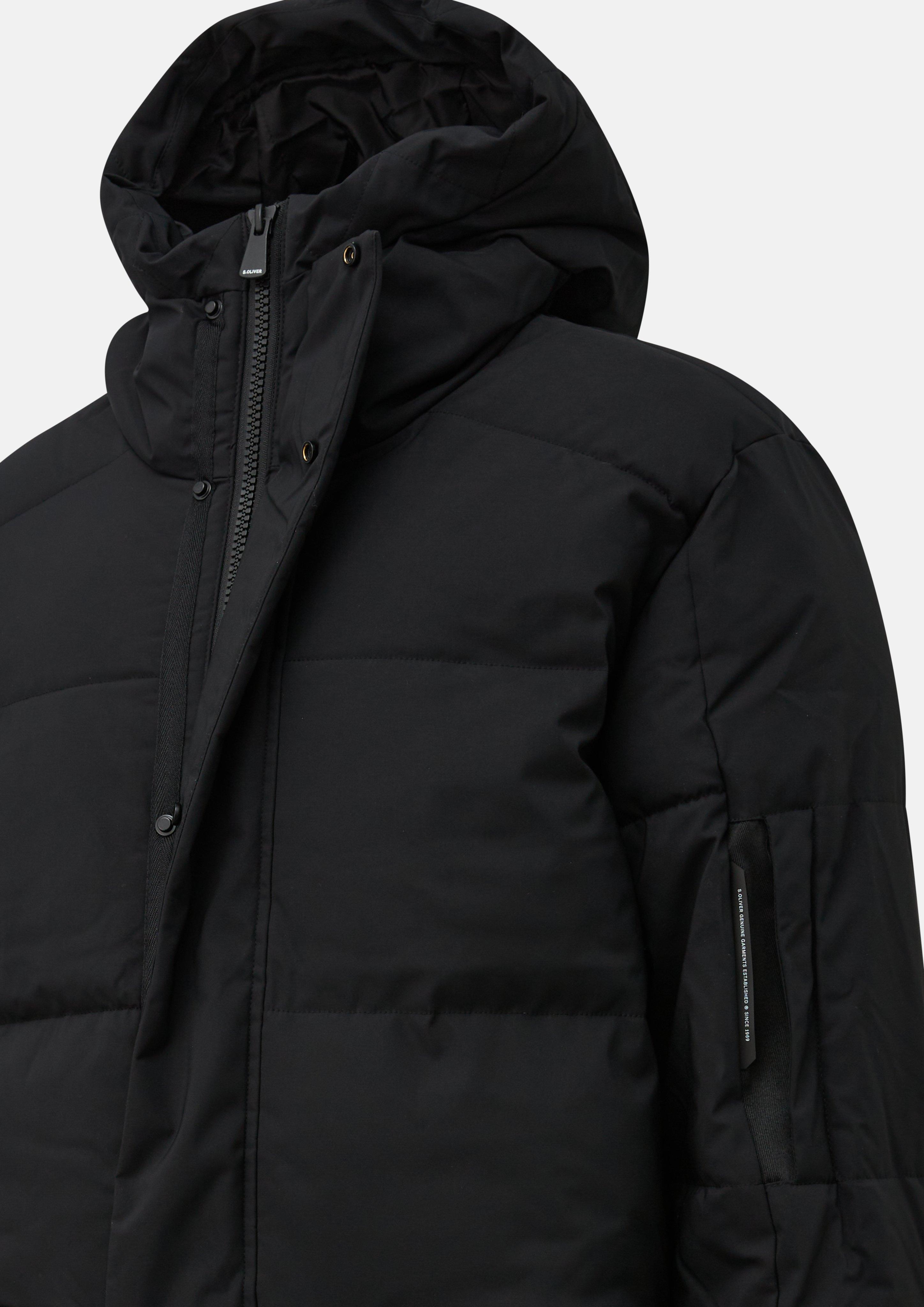 Heren Outdoor Buitenjas in zwart van s.Oliver Men Tall Sizes
