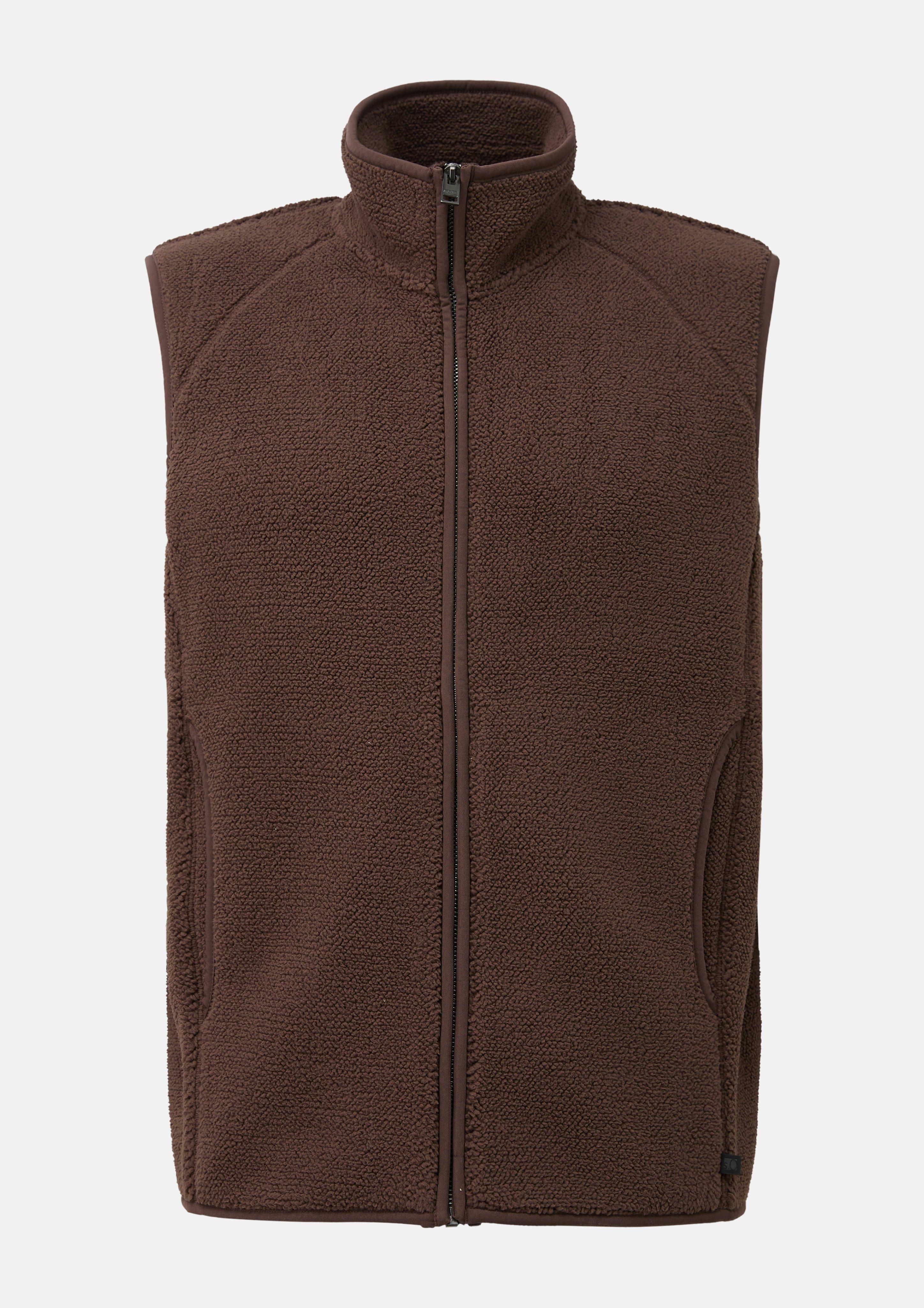 Gilet d'intérieur en marron foncé de s.Oliver