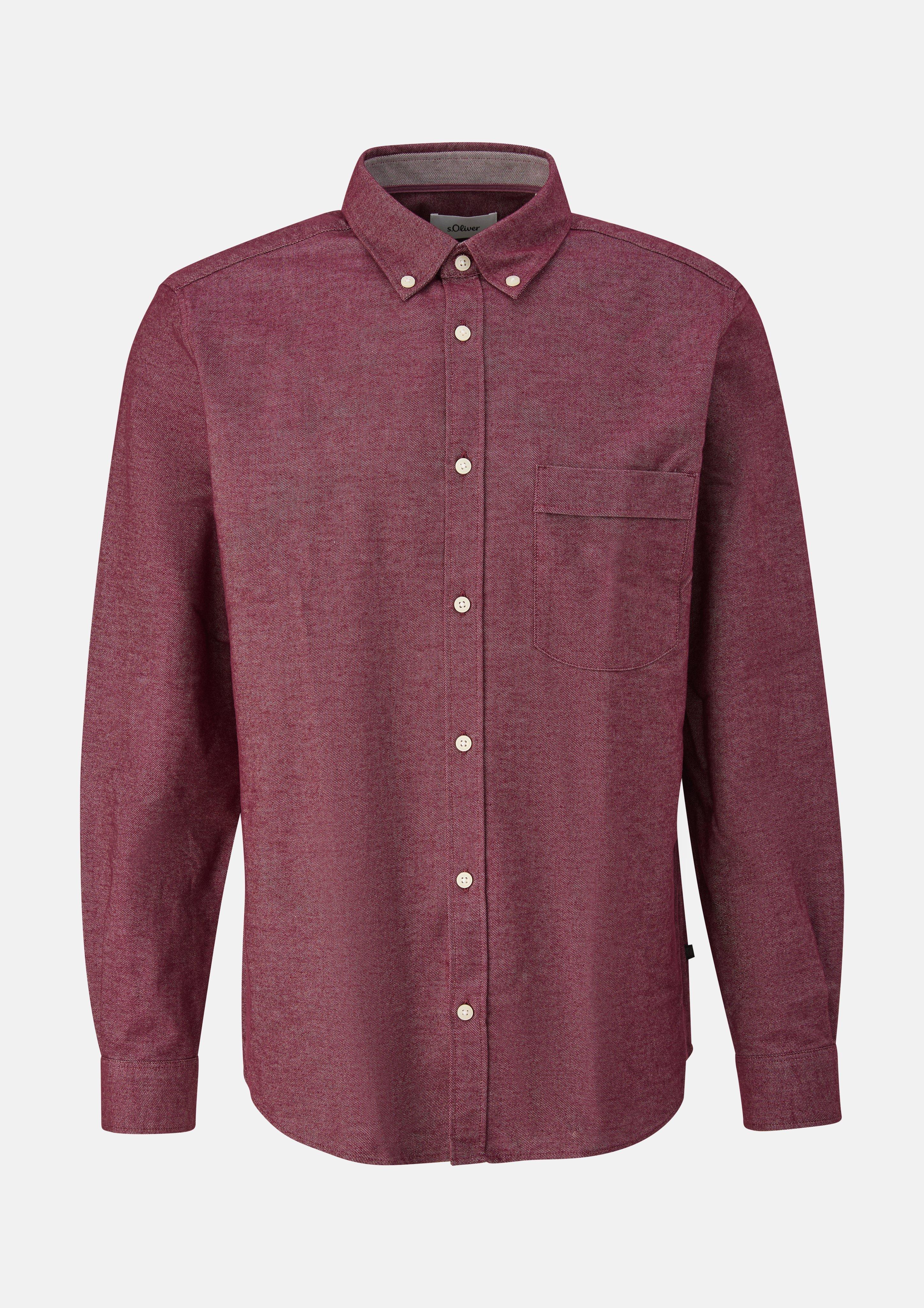 Hommes Chemise en rouge de s.Oliver