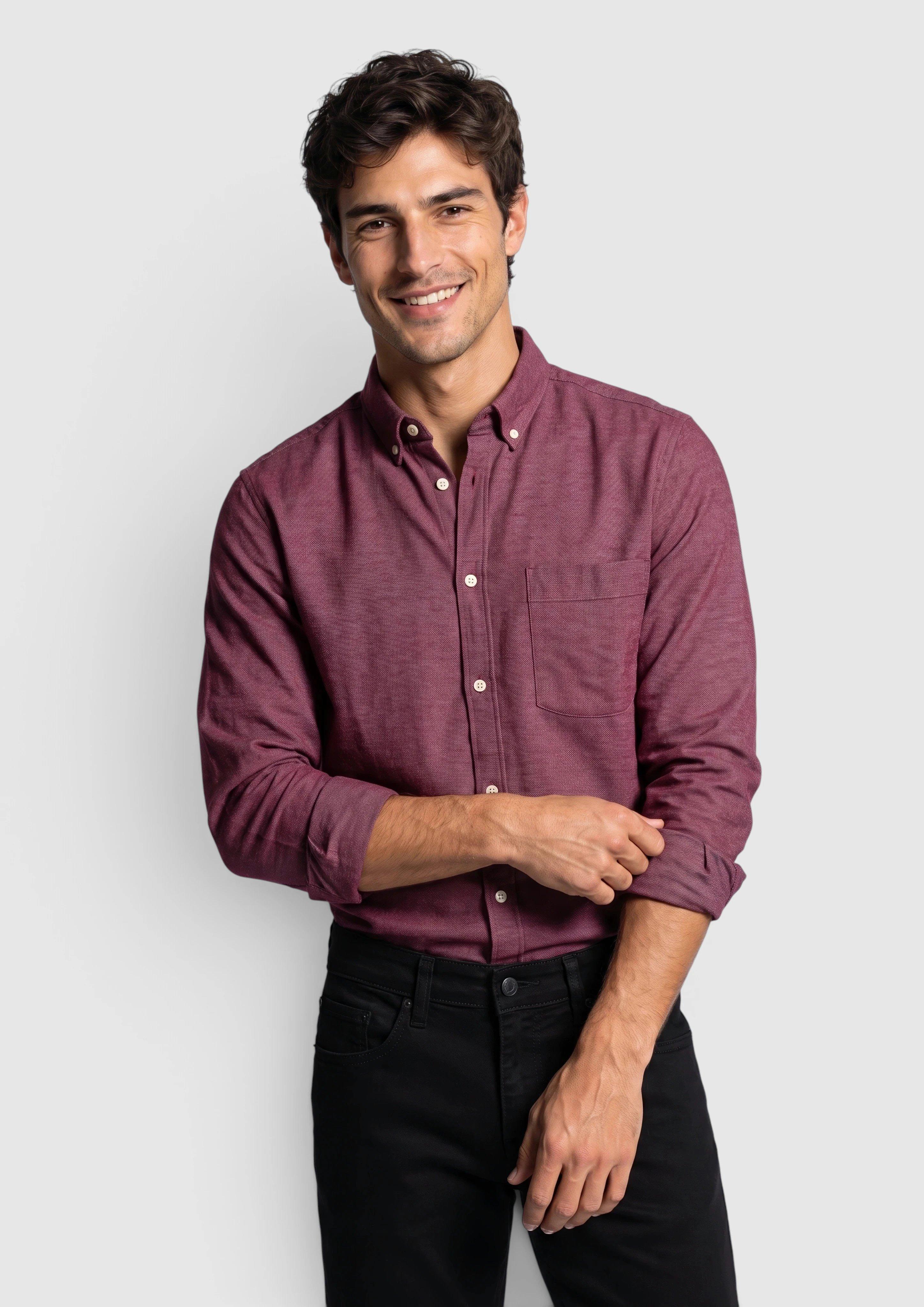 Chemise en bordeaux de s.Oliver