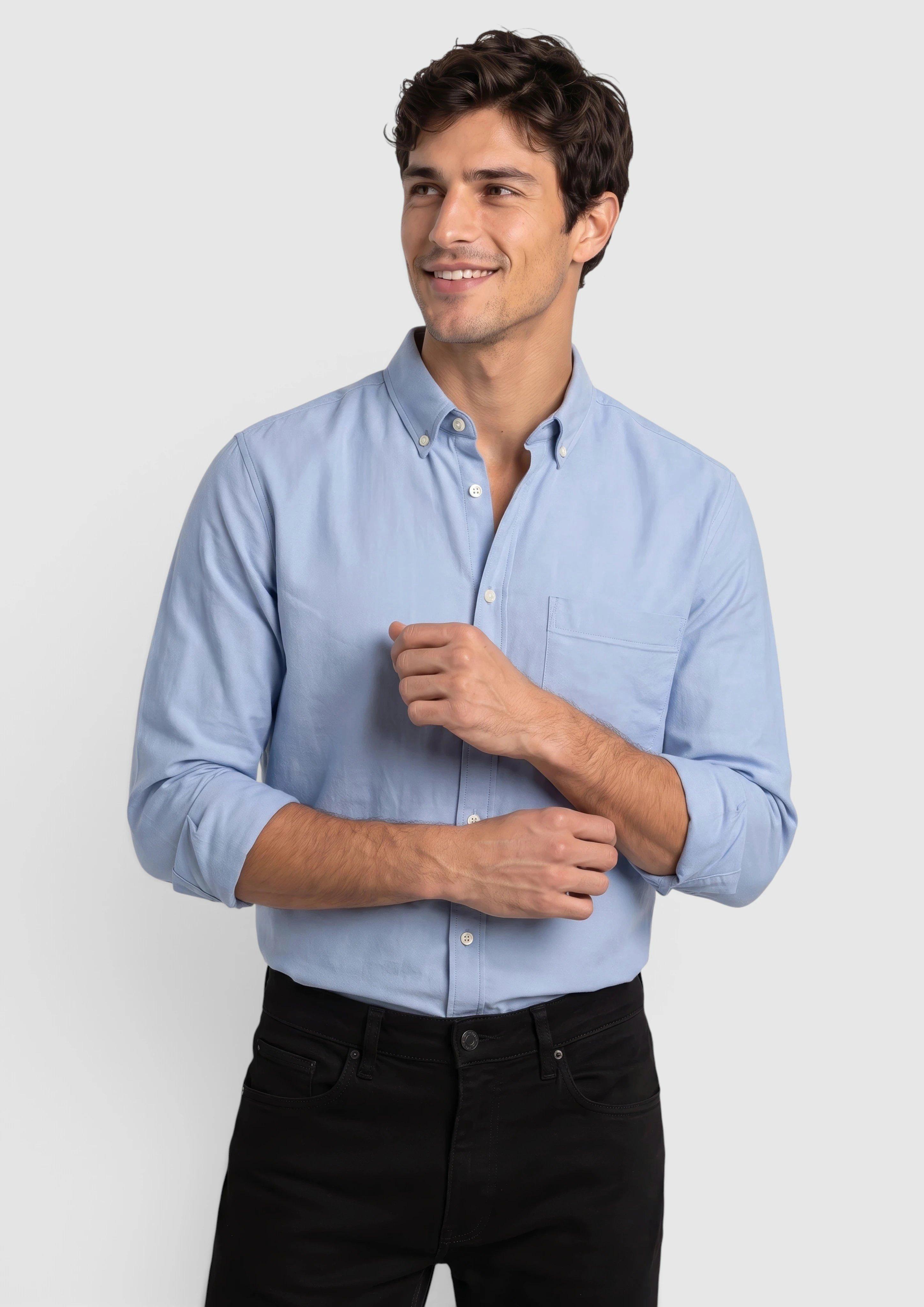 Shirt in blue by s.Oliver