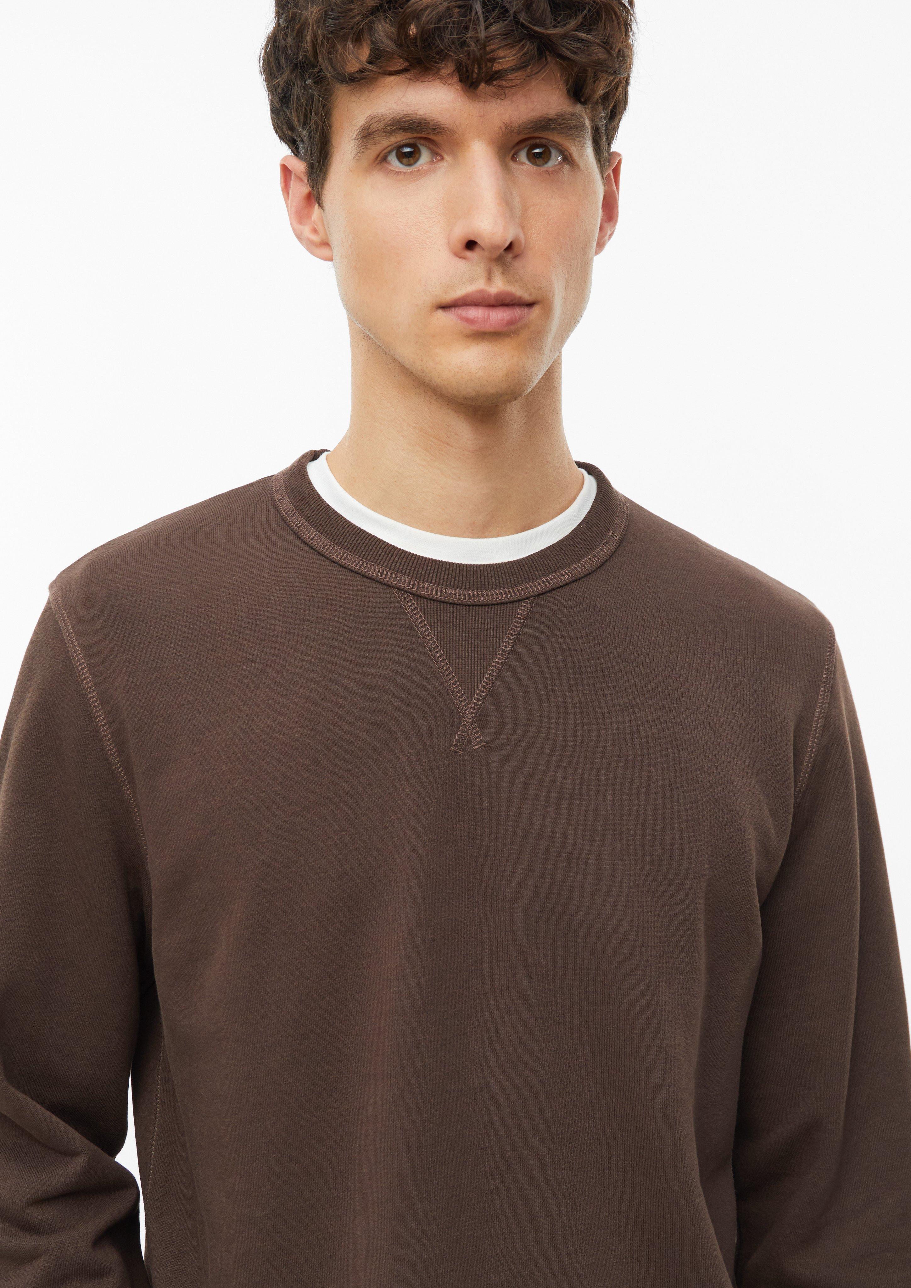 Hommes Sweat-shirt en brun de s.Oliver