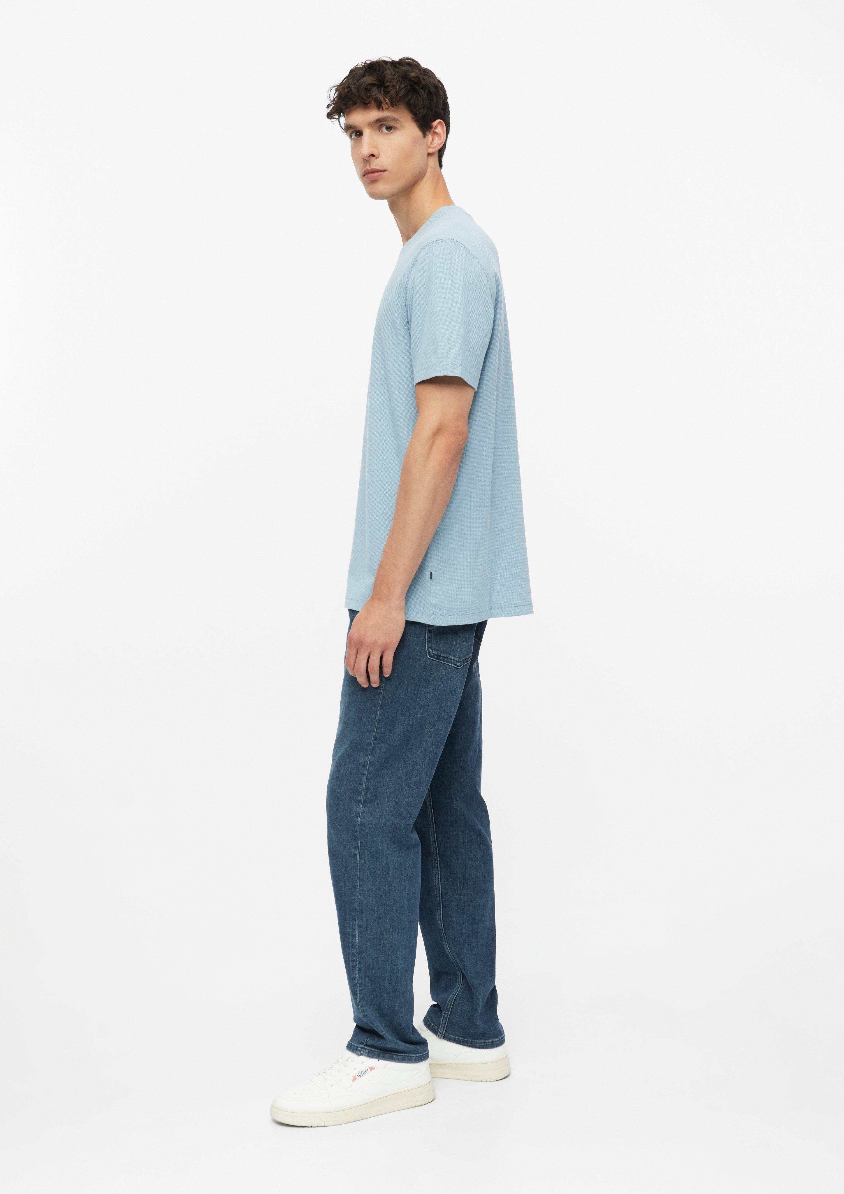 Hommes T-shirt en jersey gaufré 100 % coton en bleu de s.Oliver