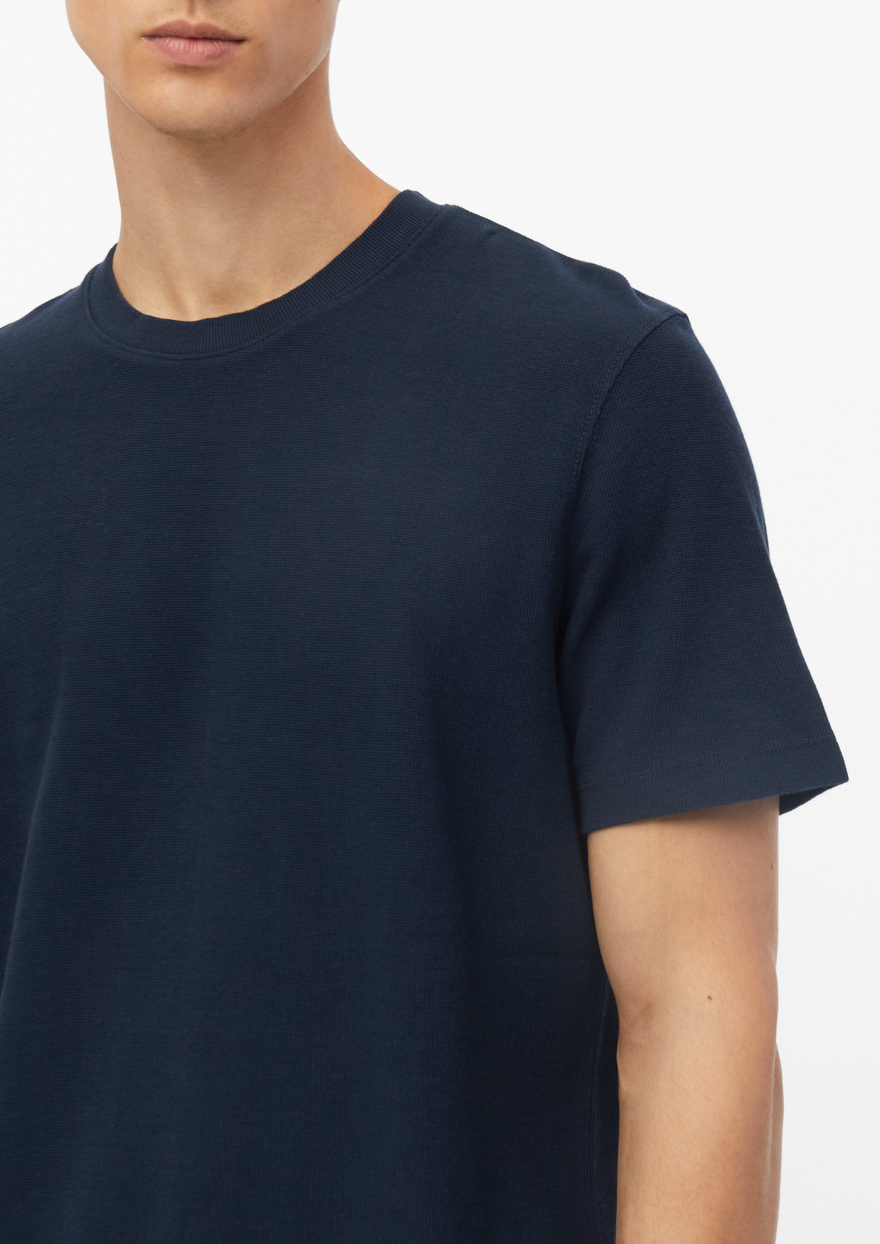 Hommes T-shirt en jersey gaufré 100 % coton en bleu de s.Oliver