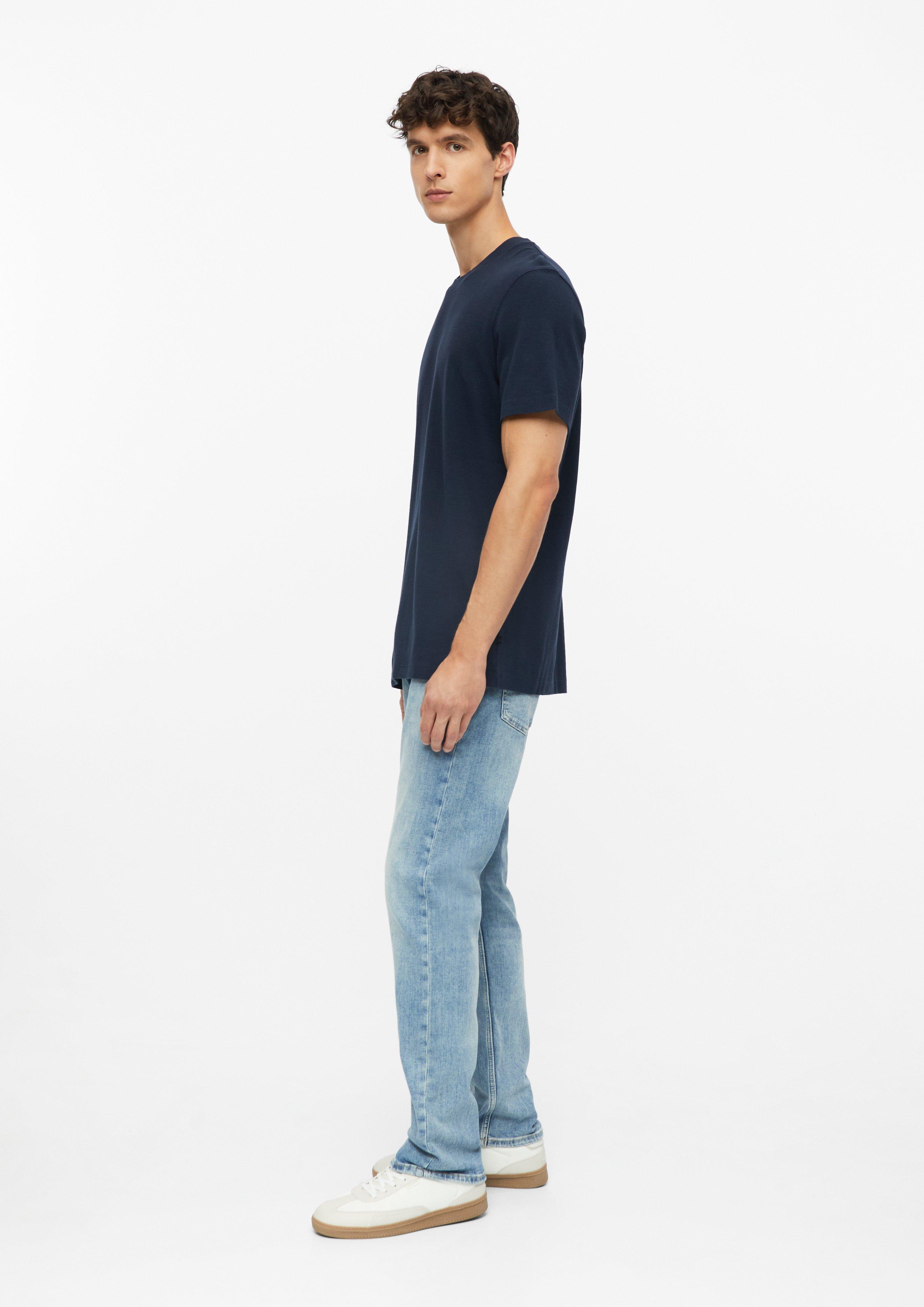Hommes T-shirt en jersey gaufré 100 % coton en bleu de s.Oliver
