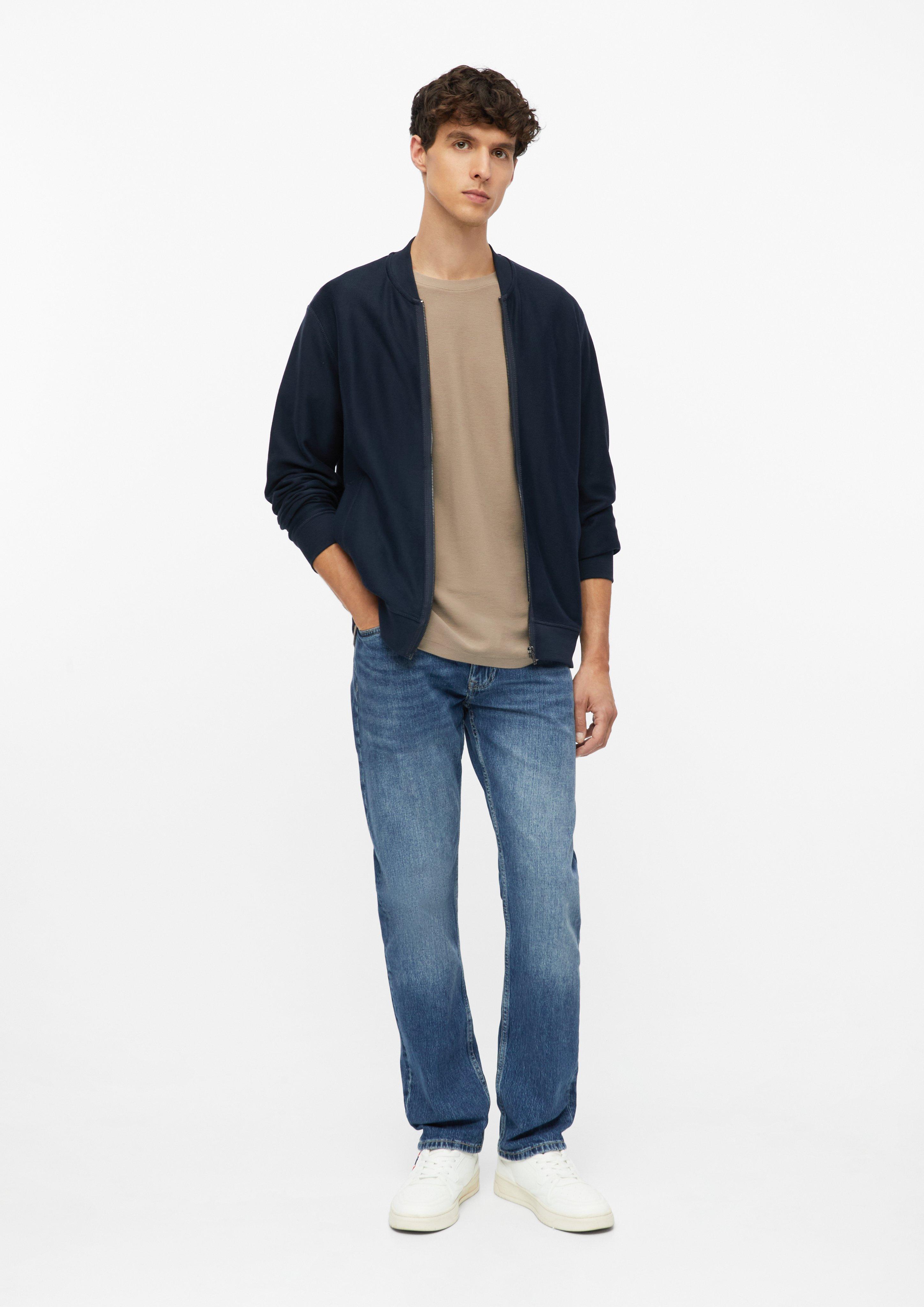 Hommes T-shirt en jersey gaufré 100 % coton en brun de s.Oliver