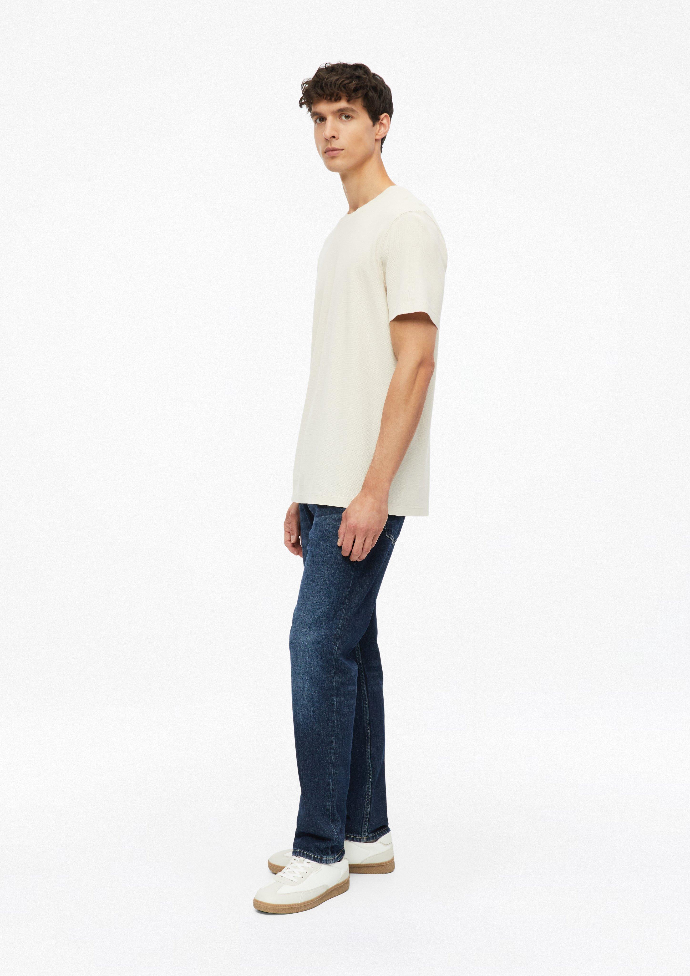 Hommes T-shirt en jersey gaufré 100 % coton en beige de s.Oliver