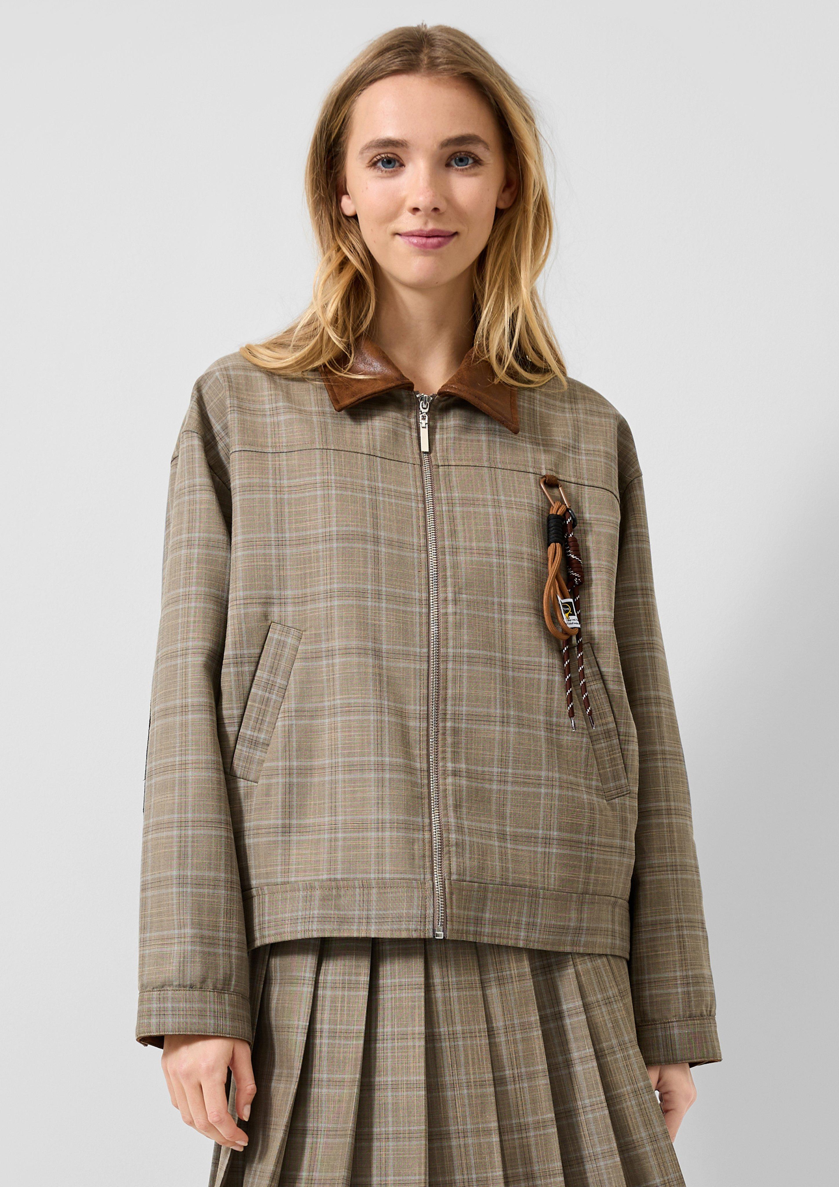 Indoor jacket in brown by QS