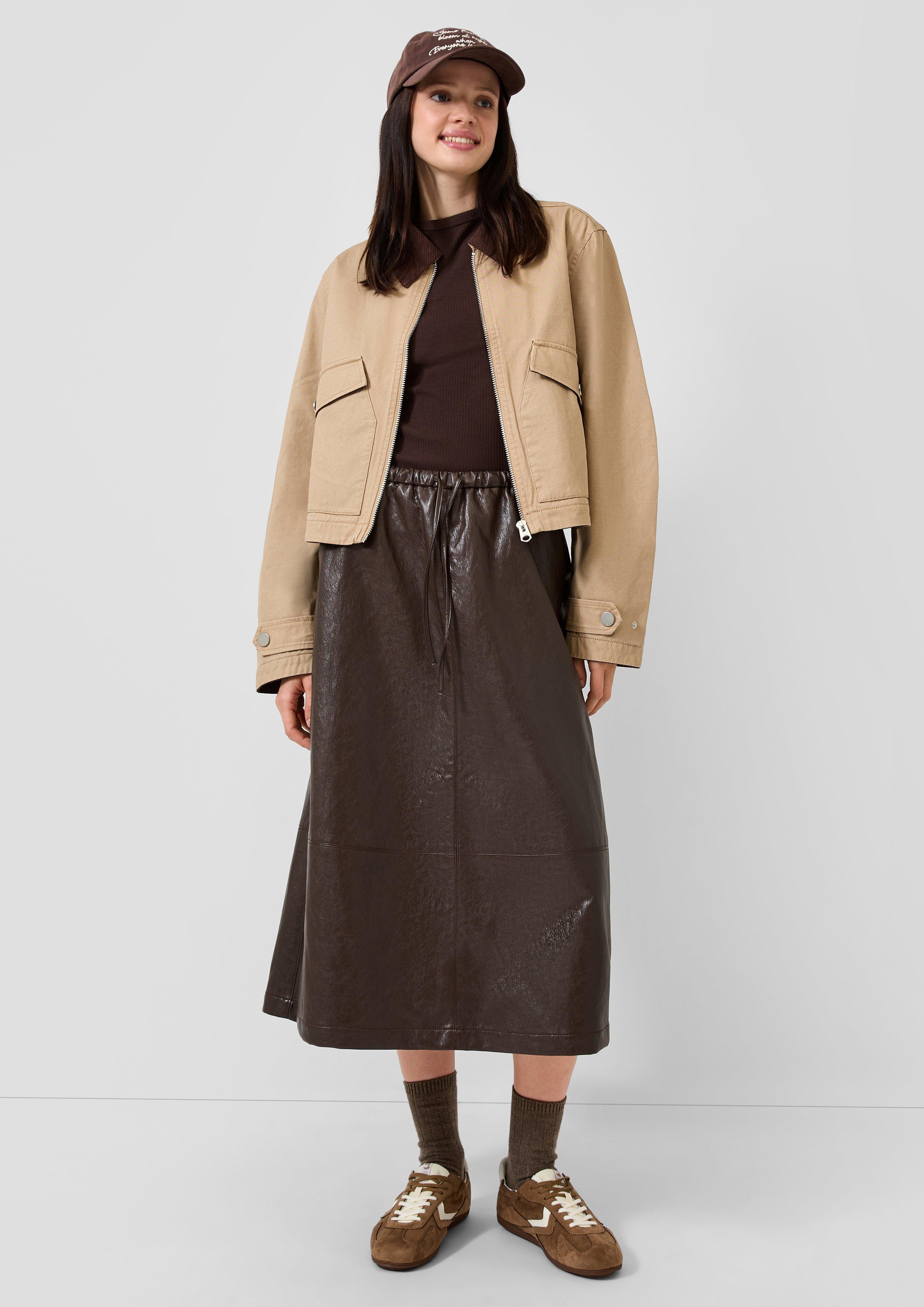 Jupe en marron foncé de QS
