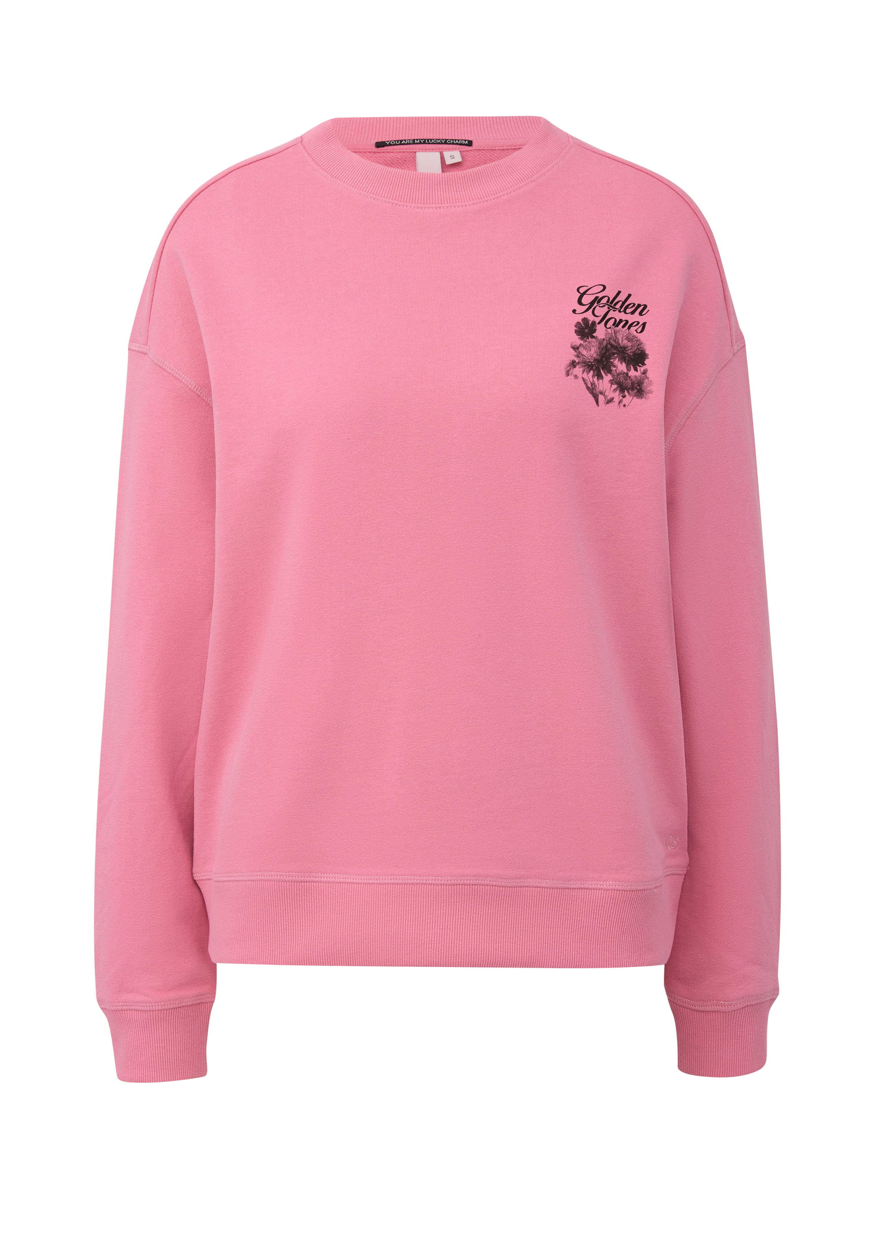 Sweatshirt met opdruk op de rug