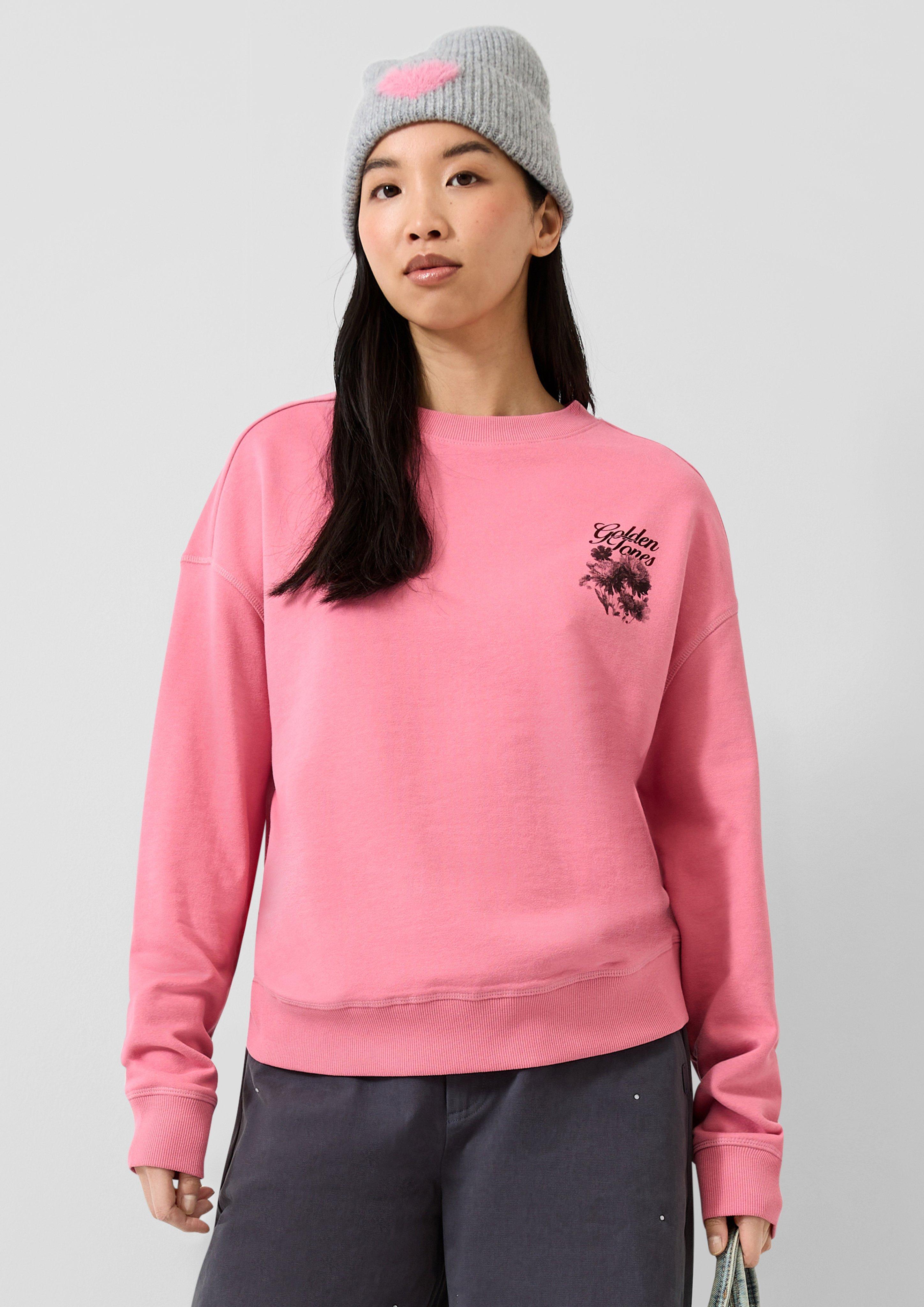 Sweatshirt in Farbe rosa von QS