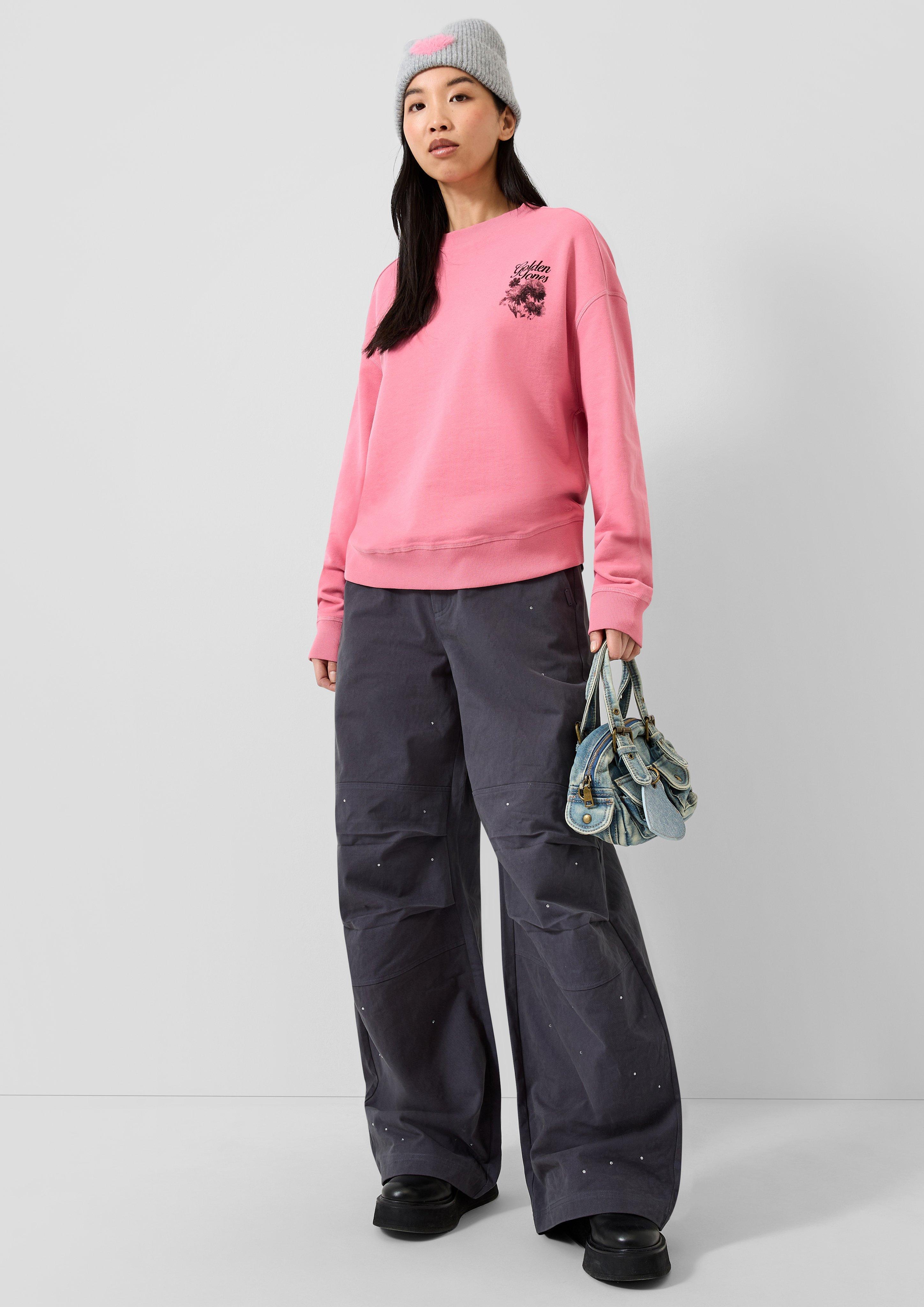 Damen Sweatshirt in pink von QS