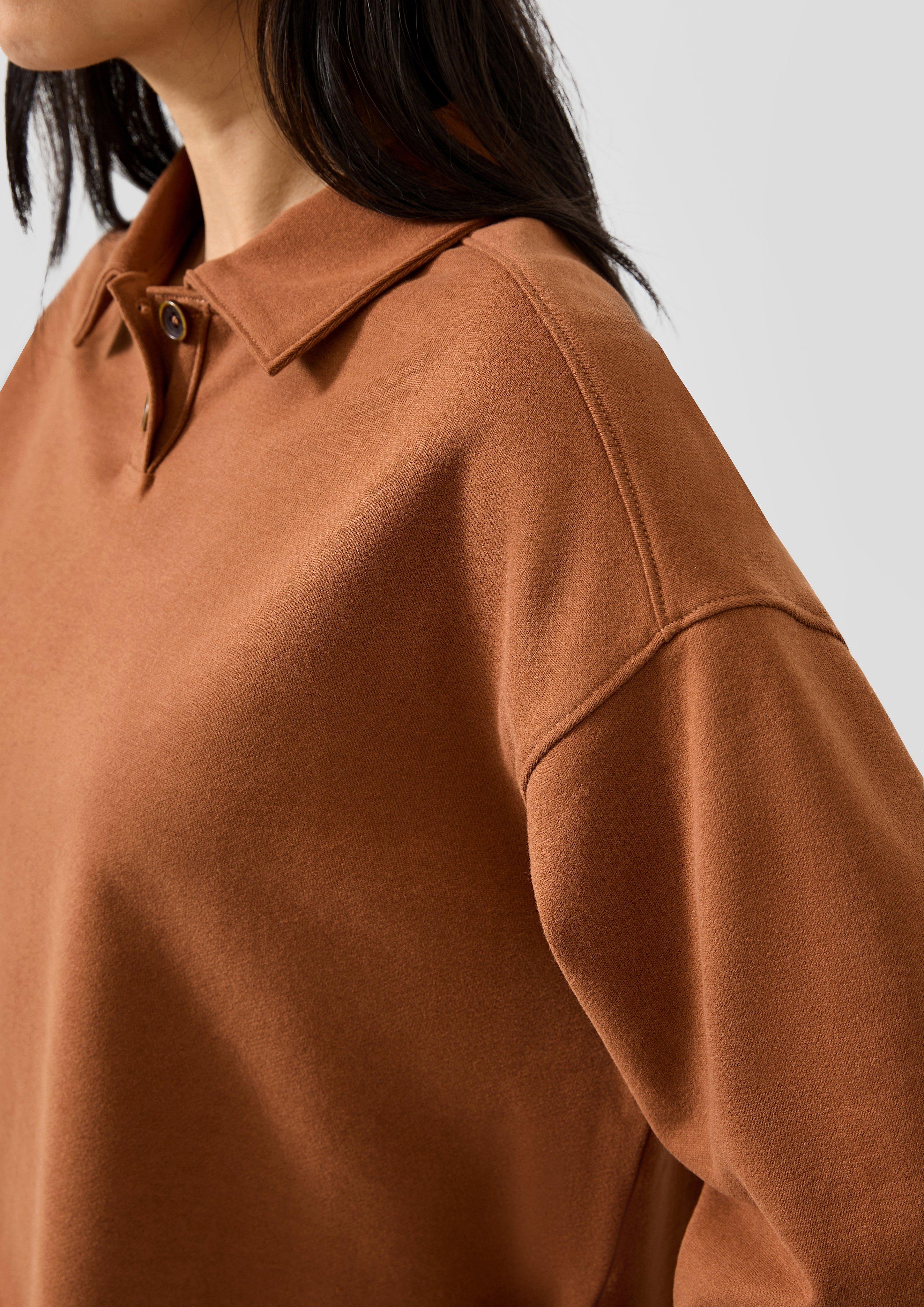 Femmes Sweat-shirt en brun de QS