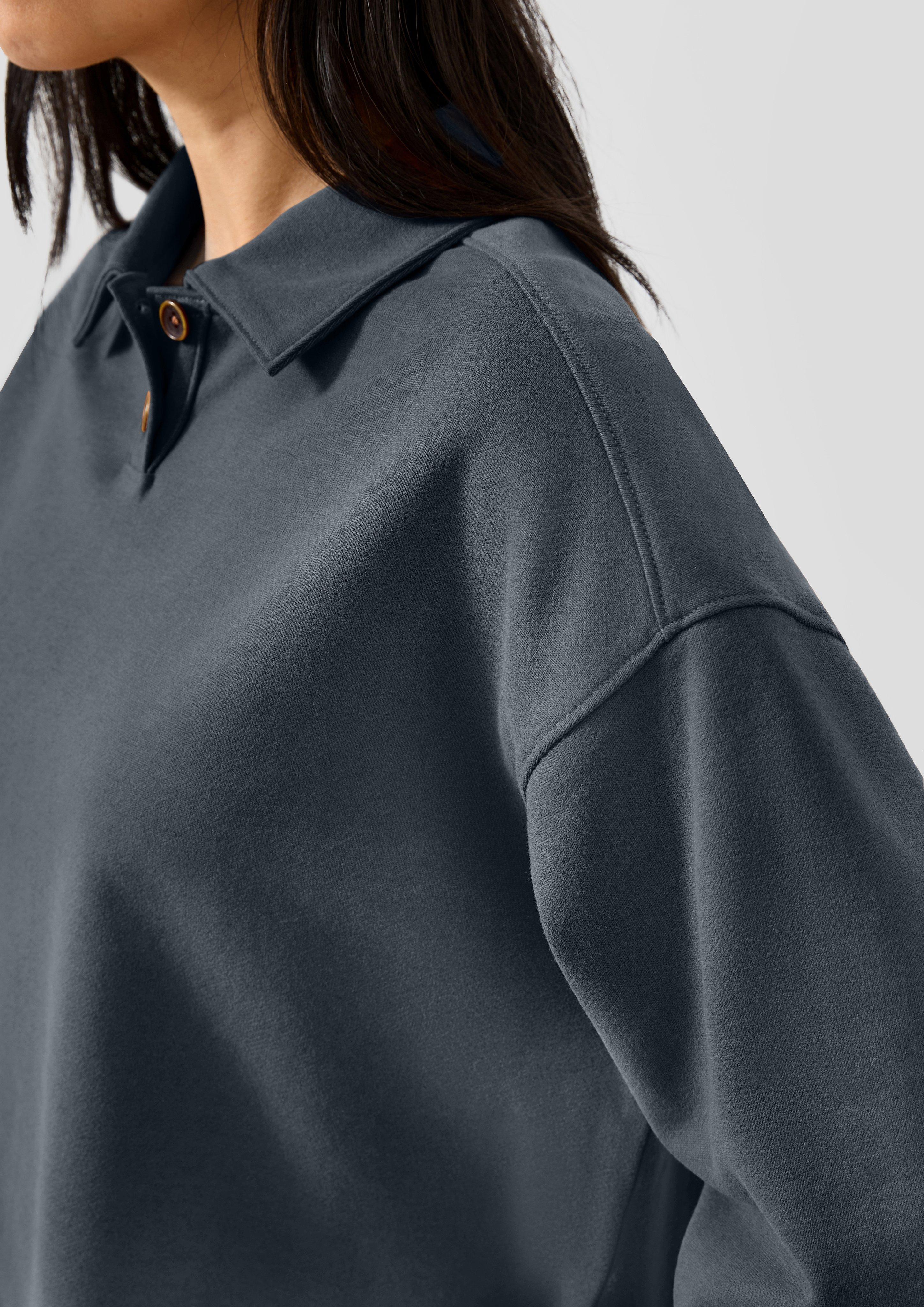 Femmes Sweat-shirt en gris de QS