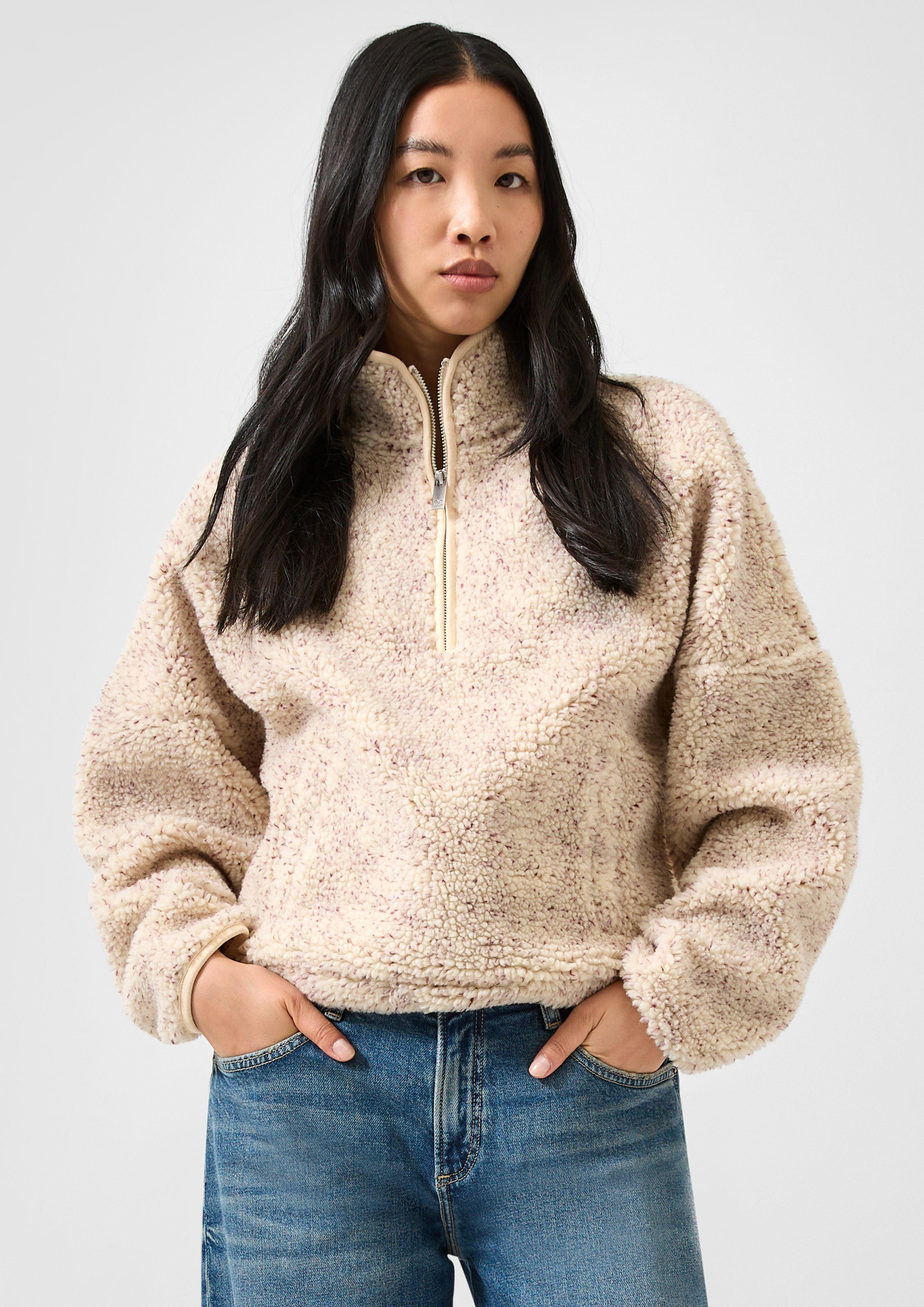 Sweat-shirt en beige de QS