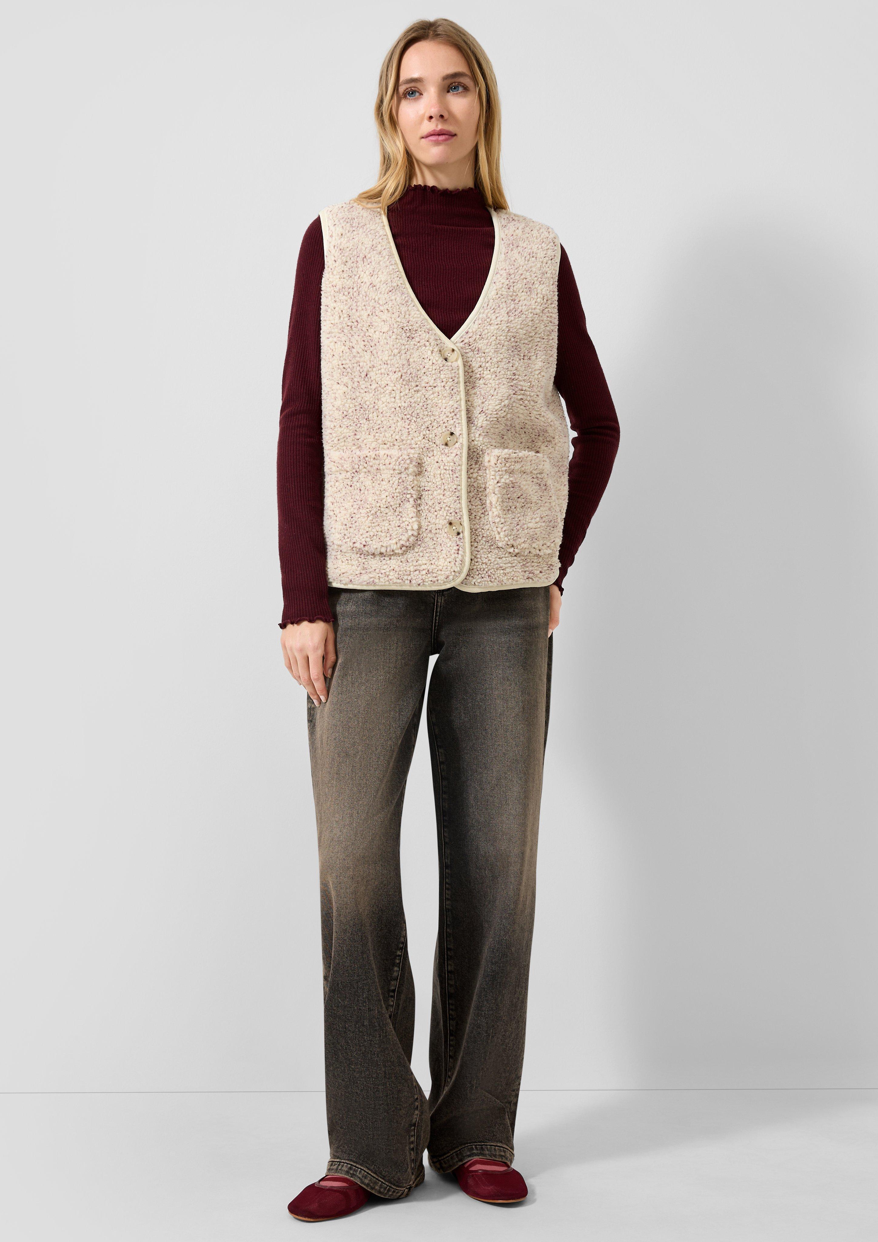 Femmes Gilet d'intérieur en beige de QS