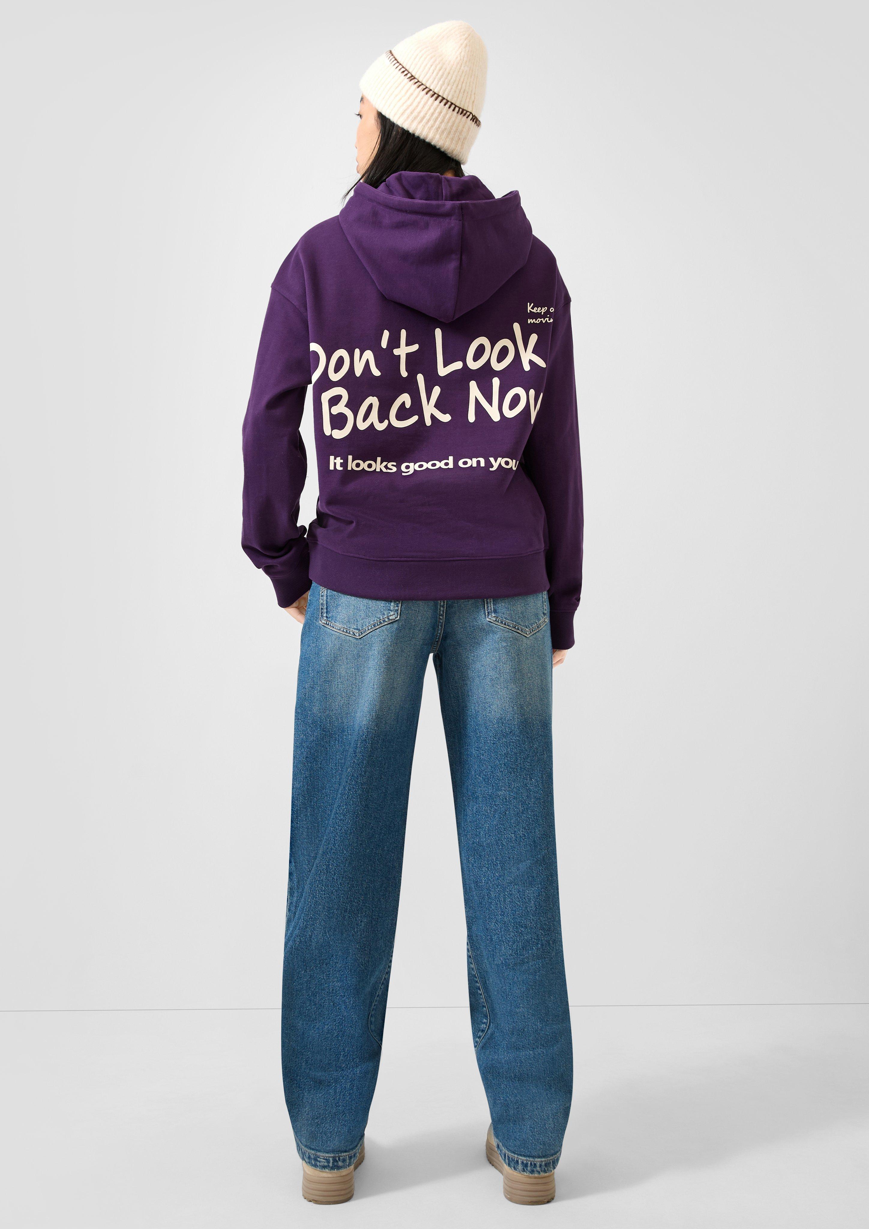 Femmes Sweatshirt en violet de QS
