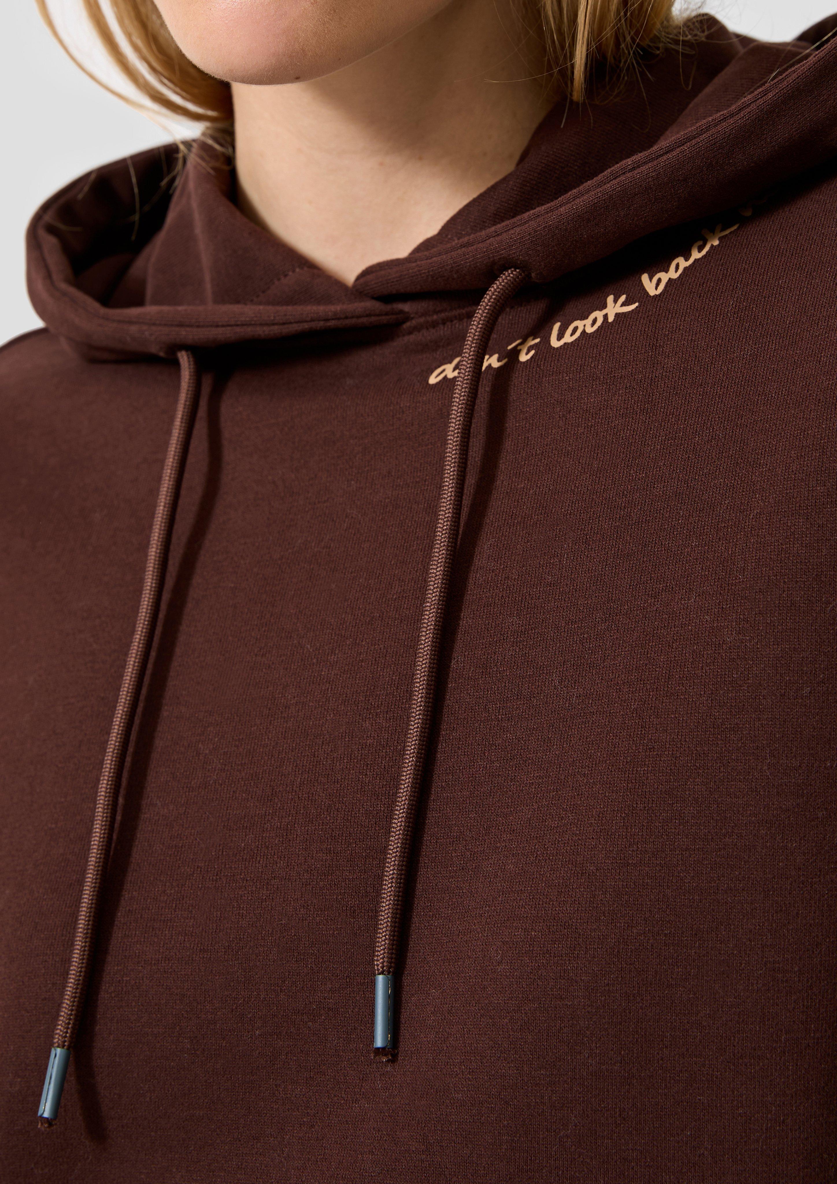 Women Sweatshirt in brown by QS