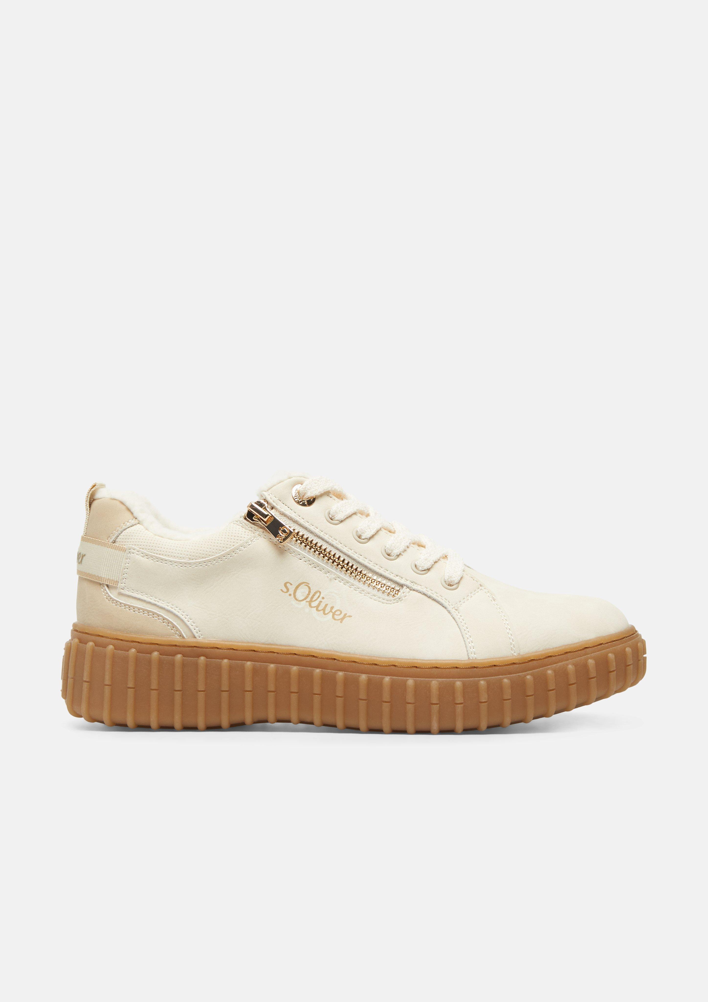 Sneakers in beige by s.Oliver