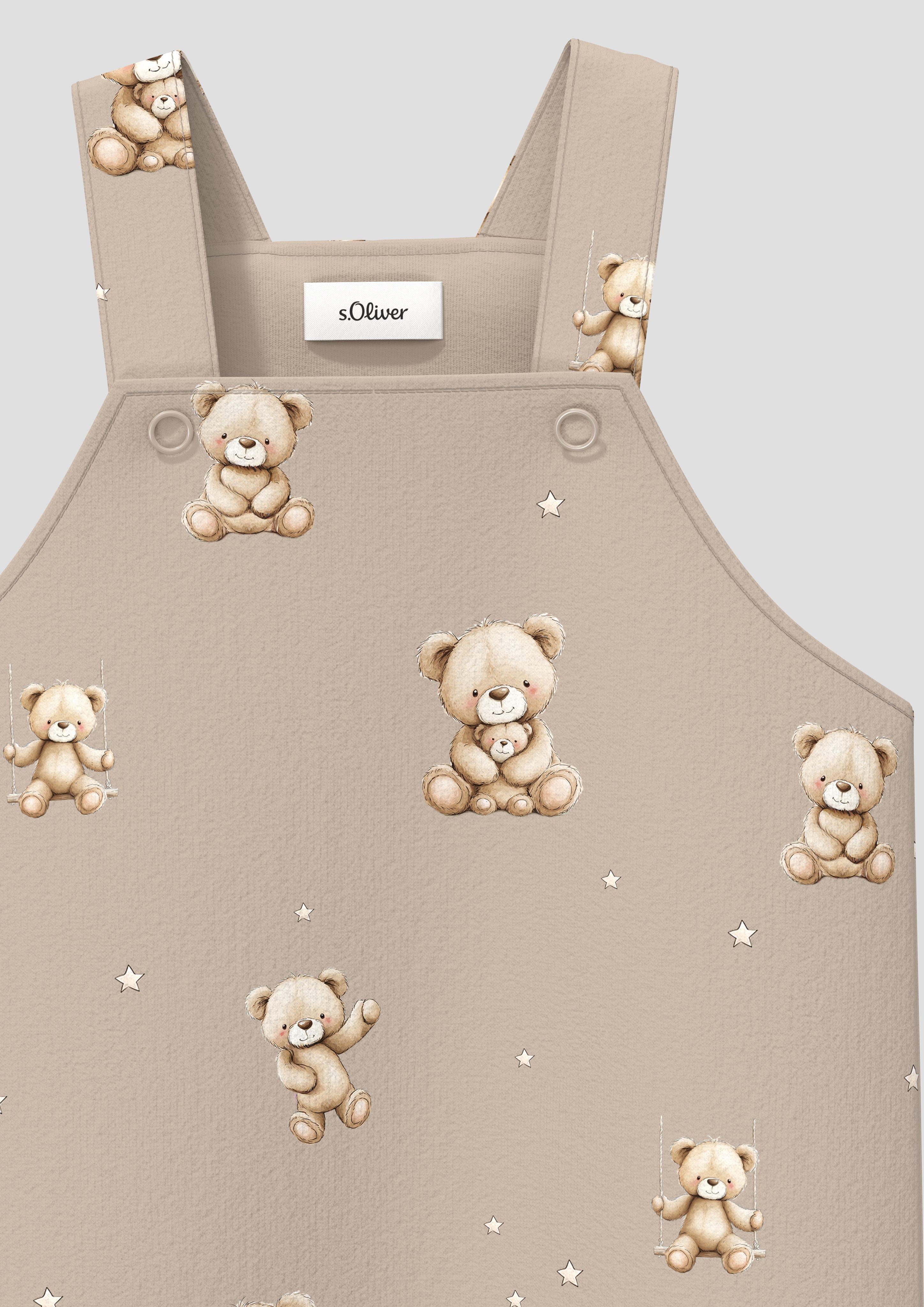Kinder Latzhose in beige von s.Oliver