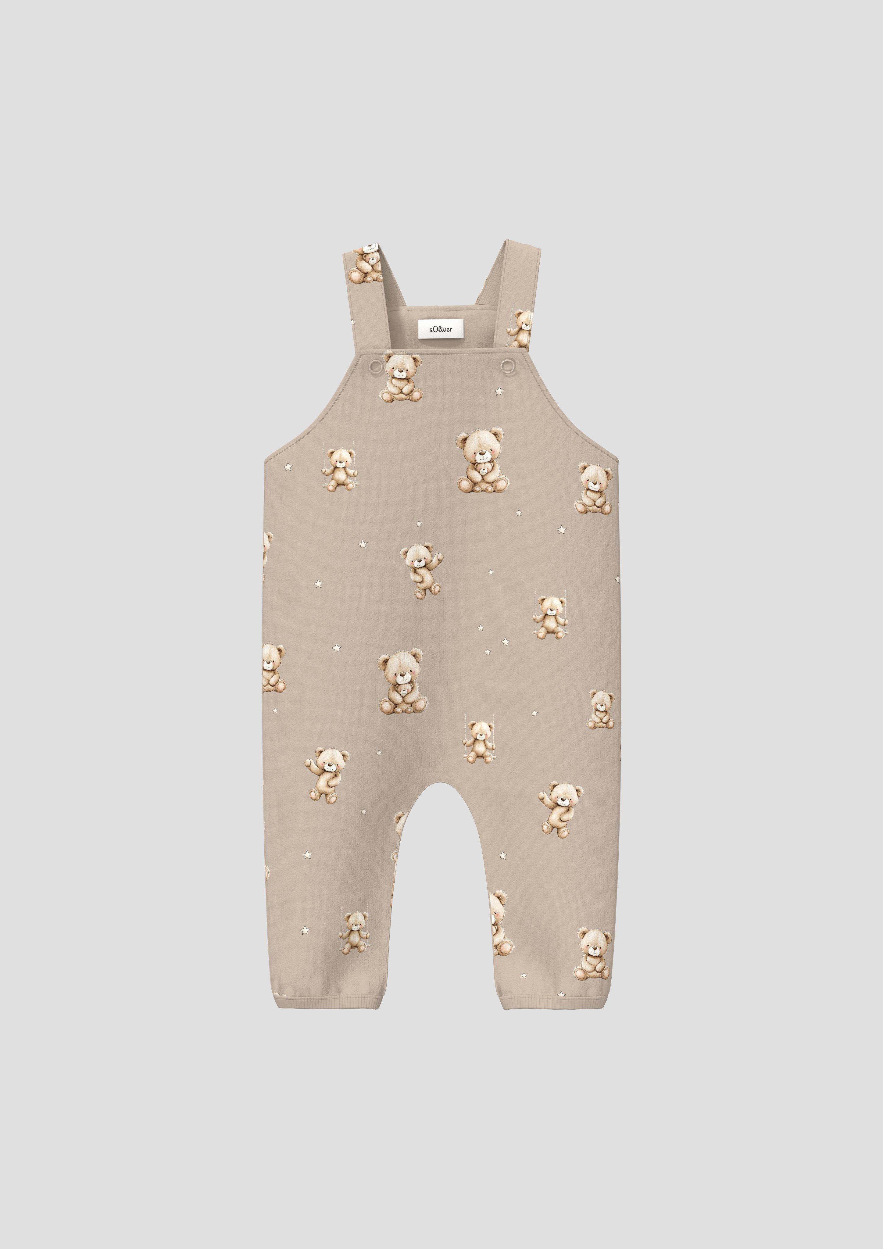 Kinder Latzhose in beige von s.Oliver