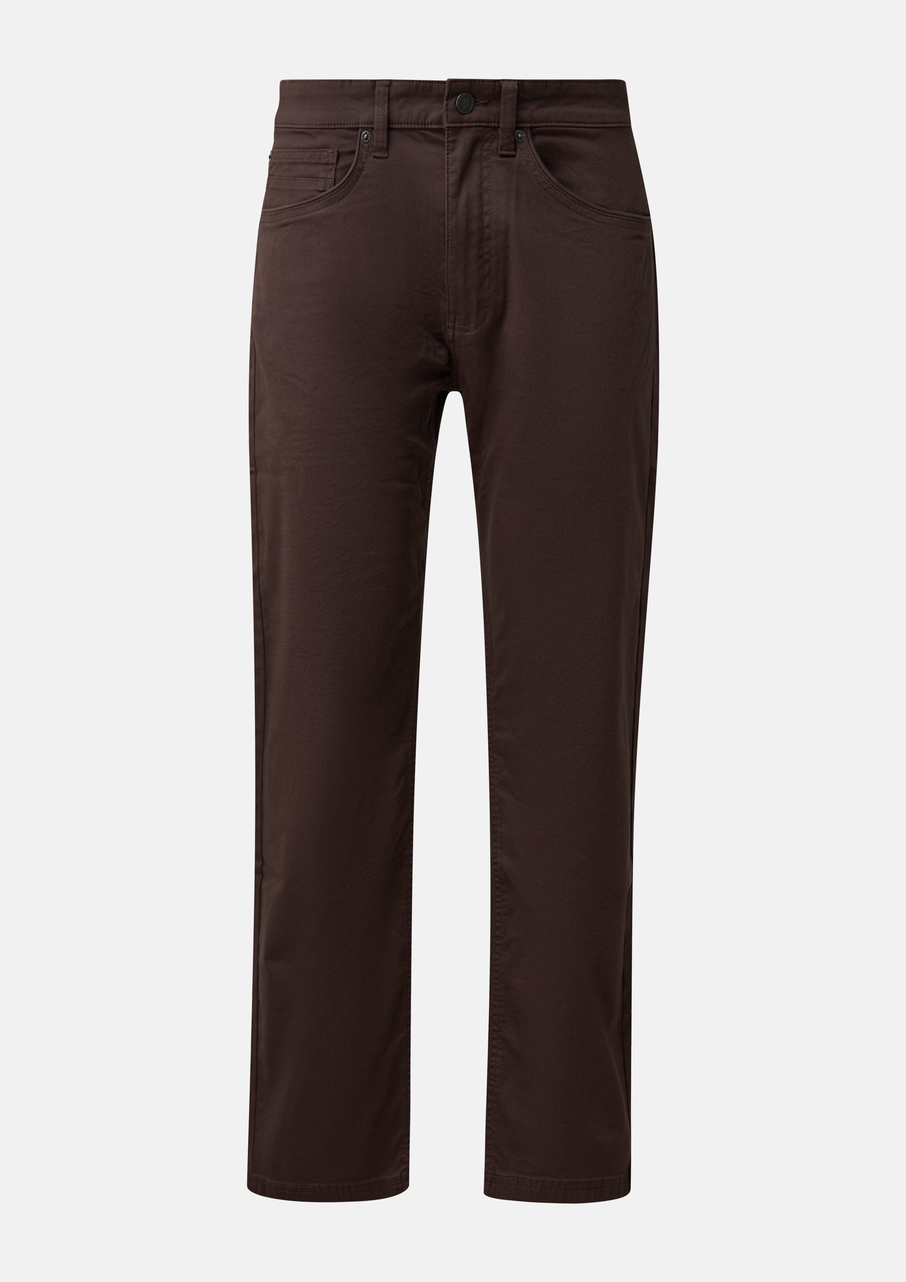 Trousers in dark brown by s.Oliver