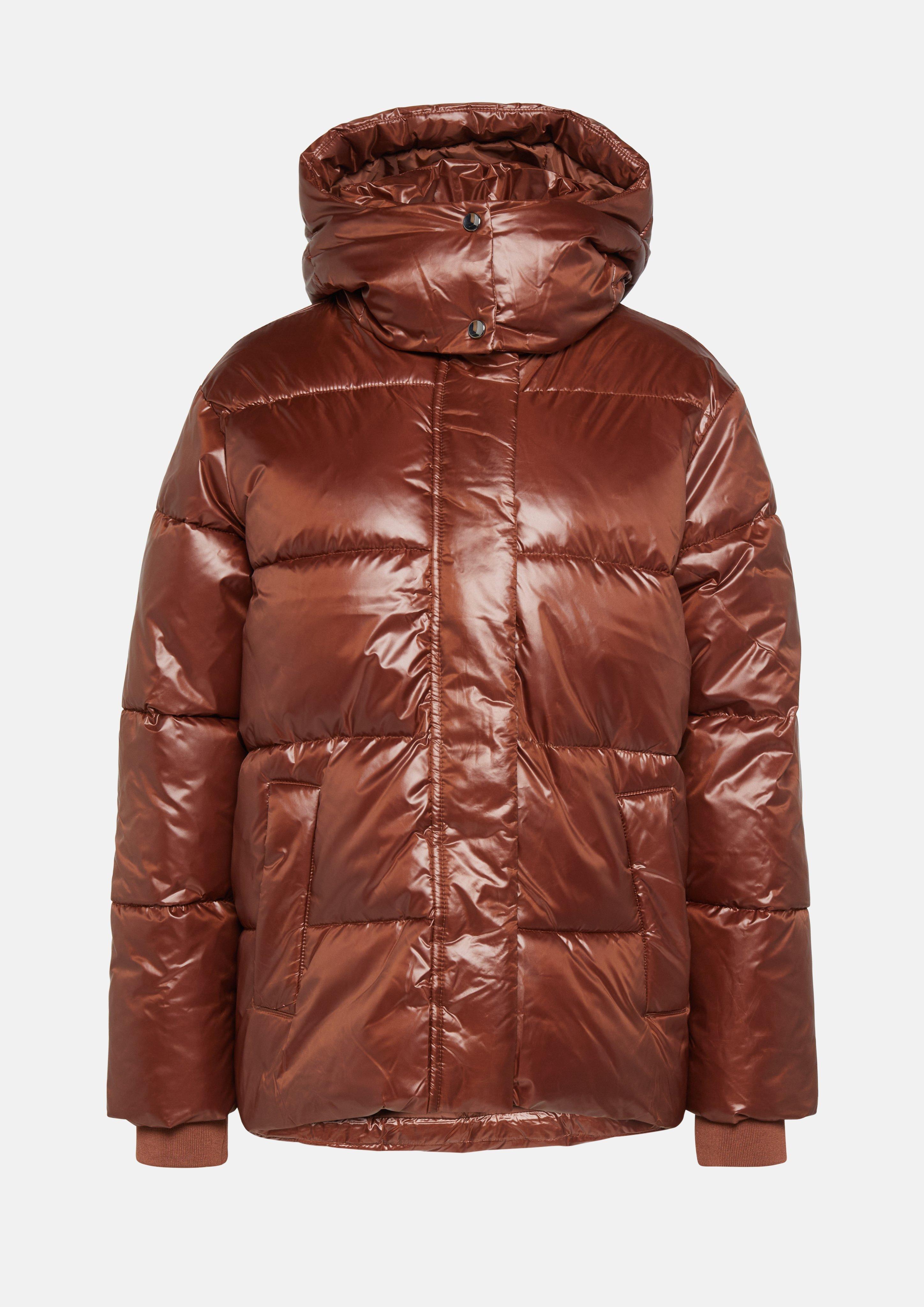Damen Puffer Jacke mit Kapuze in  von 