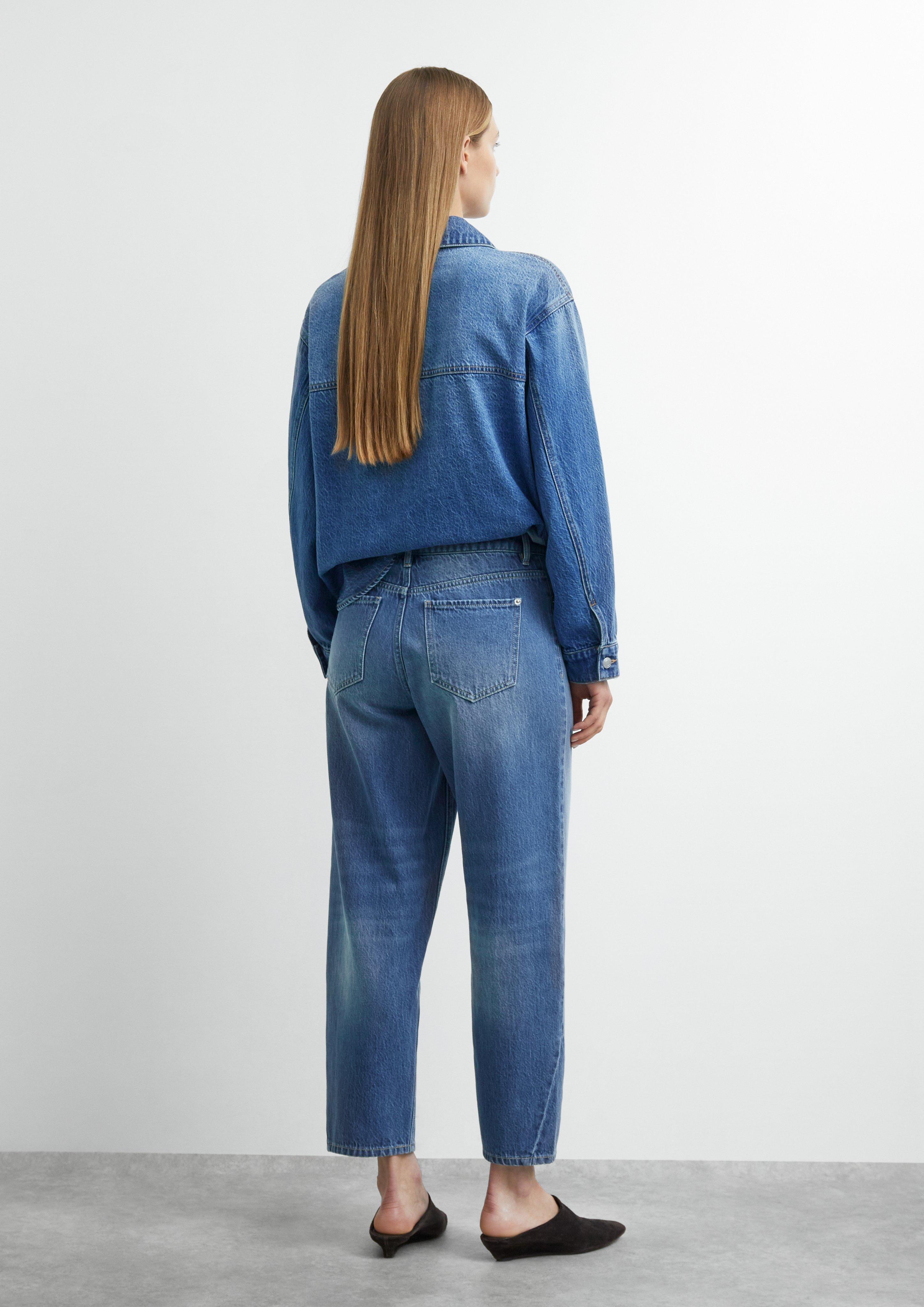 Pantalon en jean en bleu de COMMA