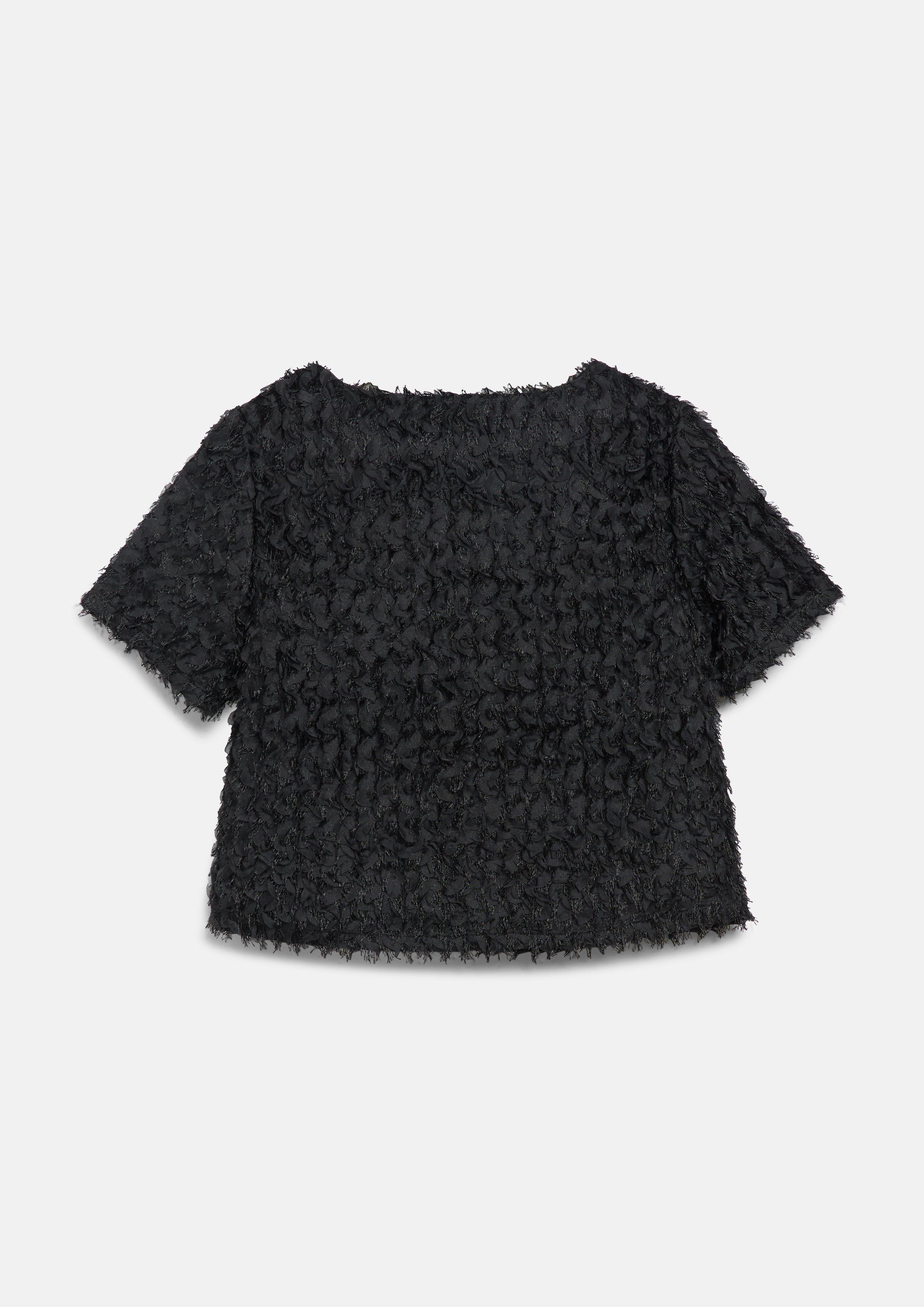 Damen T-Shirt in schwarz von s.Oliver BLACK LABEL