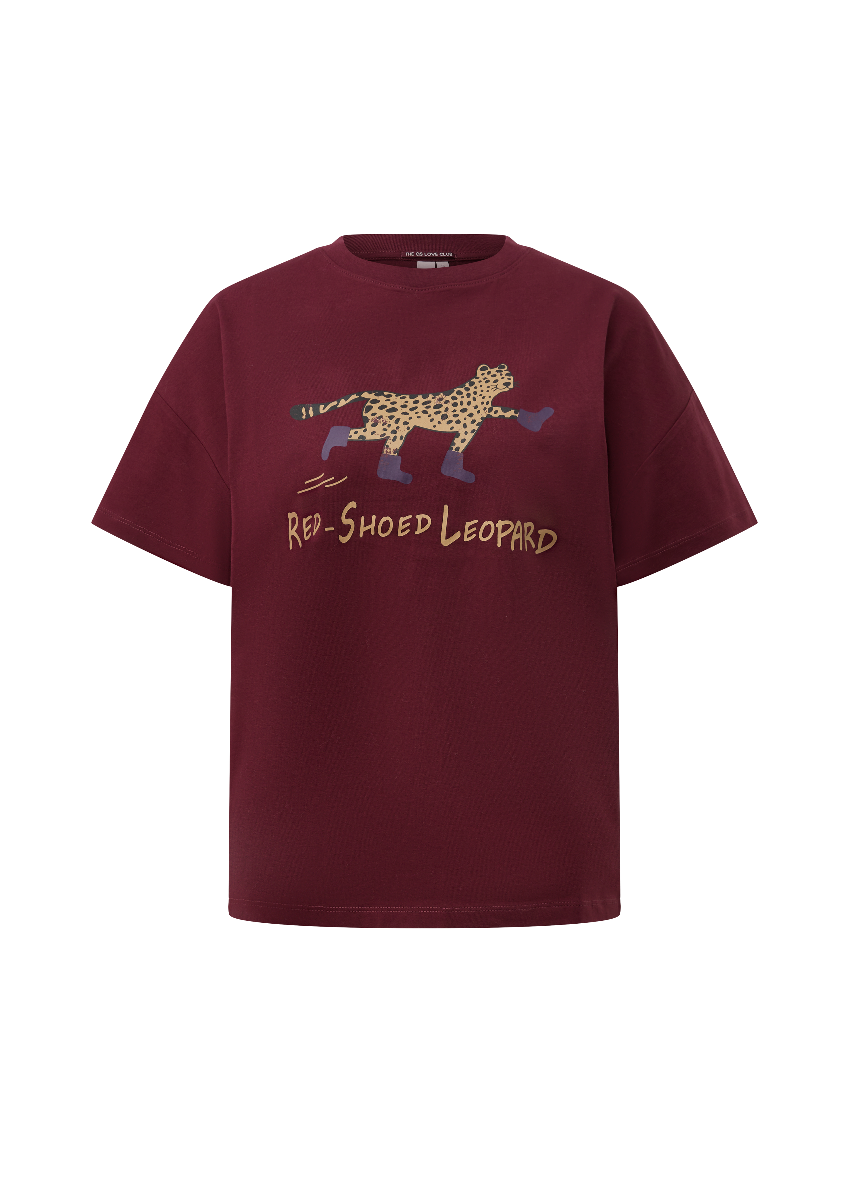 Katoenen shirt met opdruk op de voorkant
