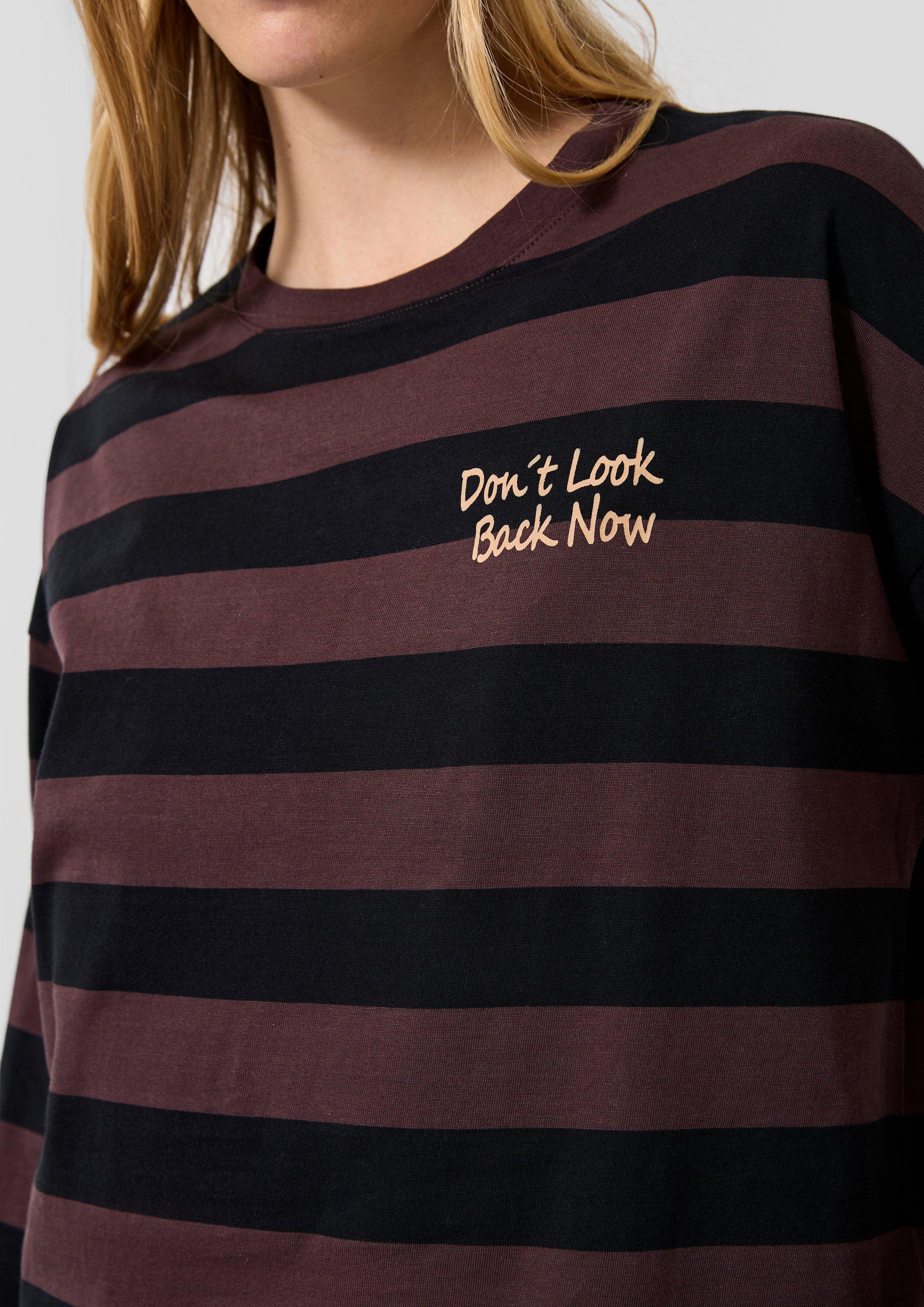 Femmes T-shirt en noir de QS