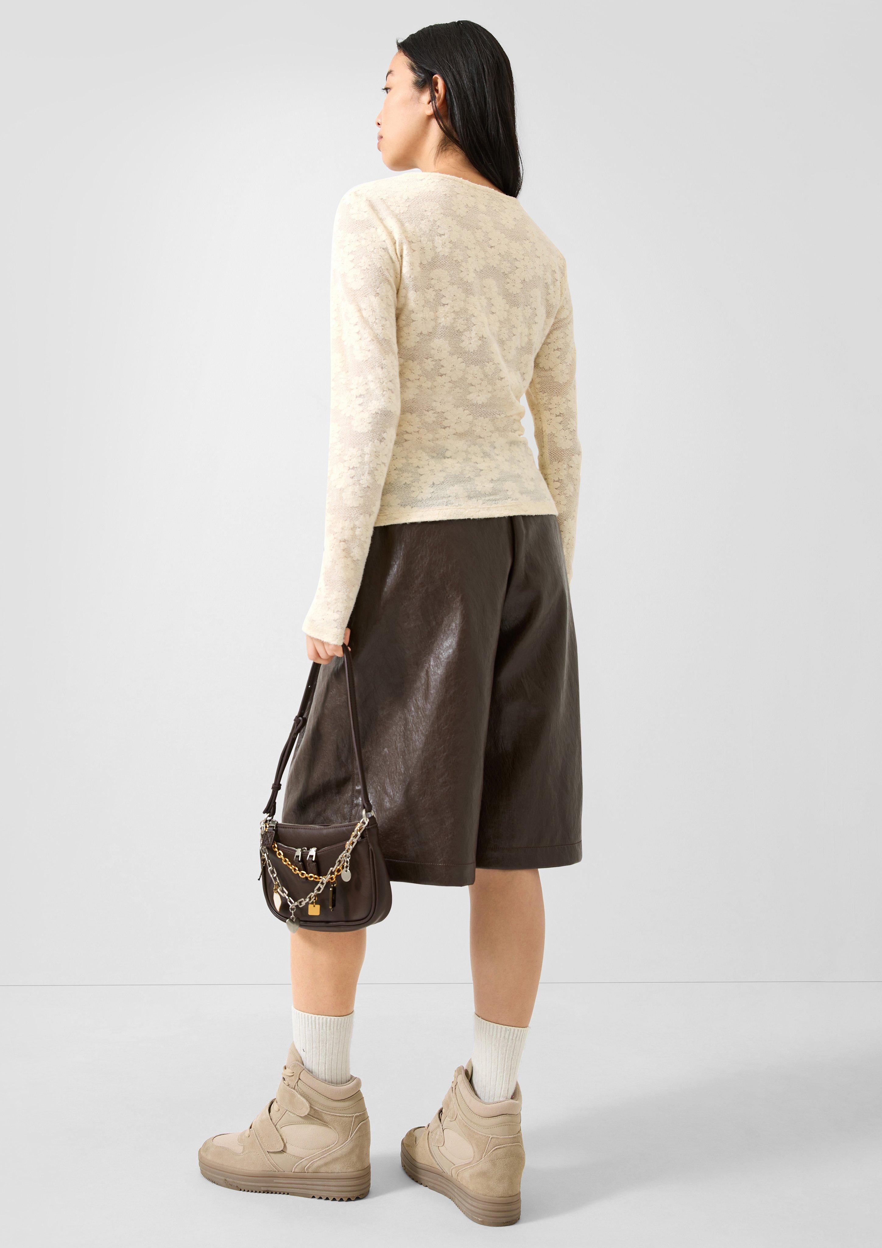 Dames T-shirt in beige van QS