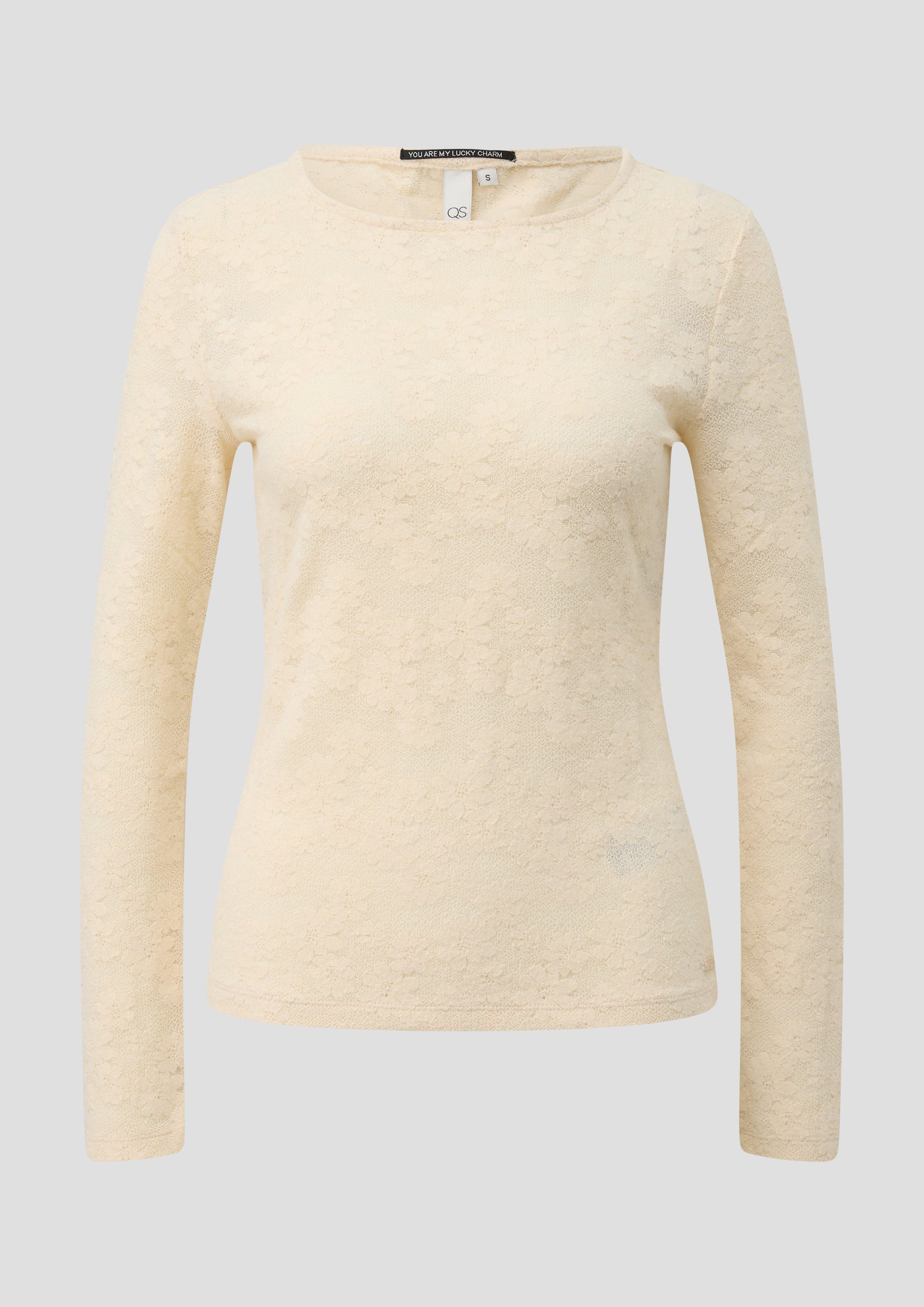 Dames T-shirt in beige van QS