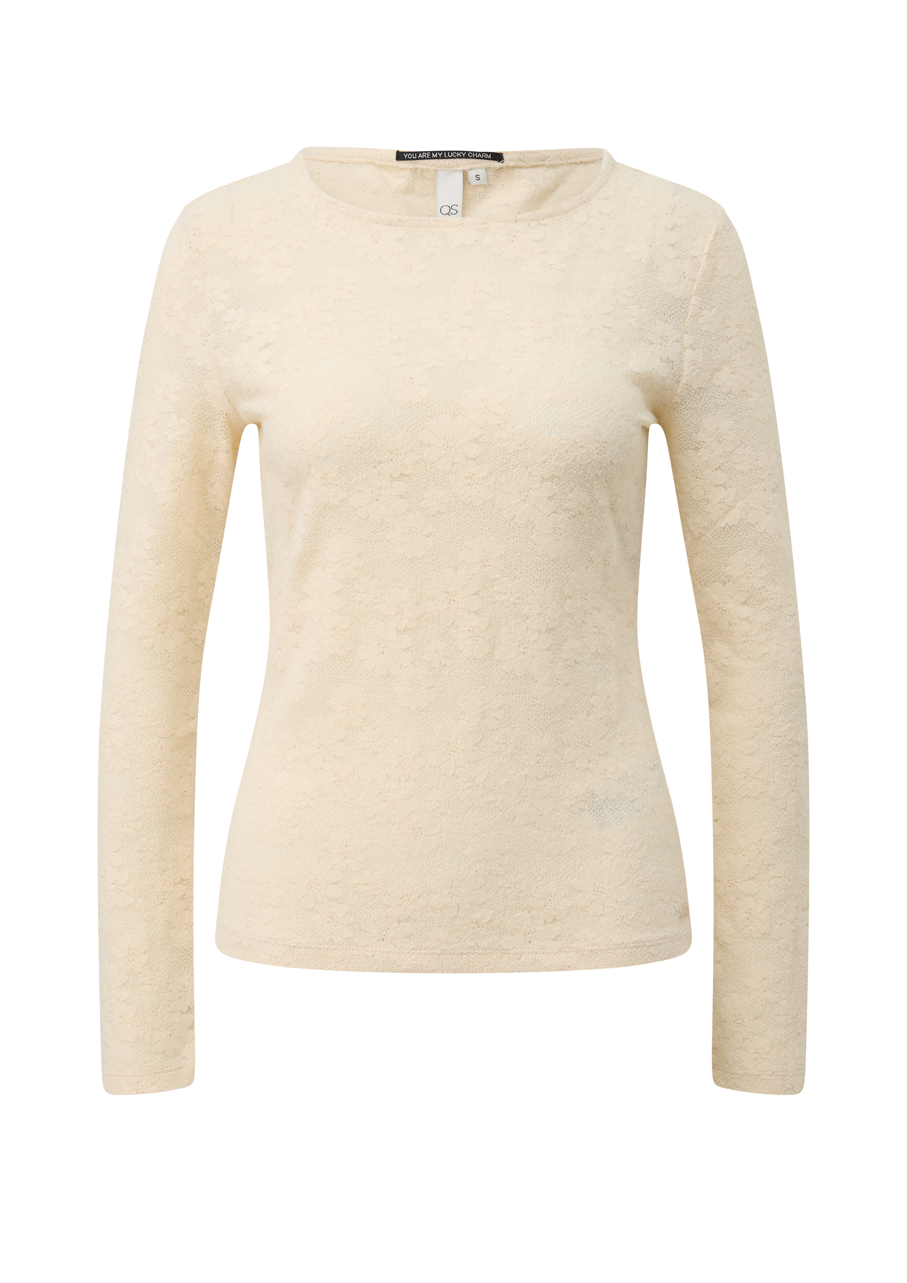 Shirt met kanten look