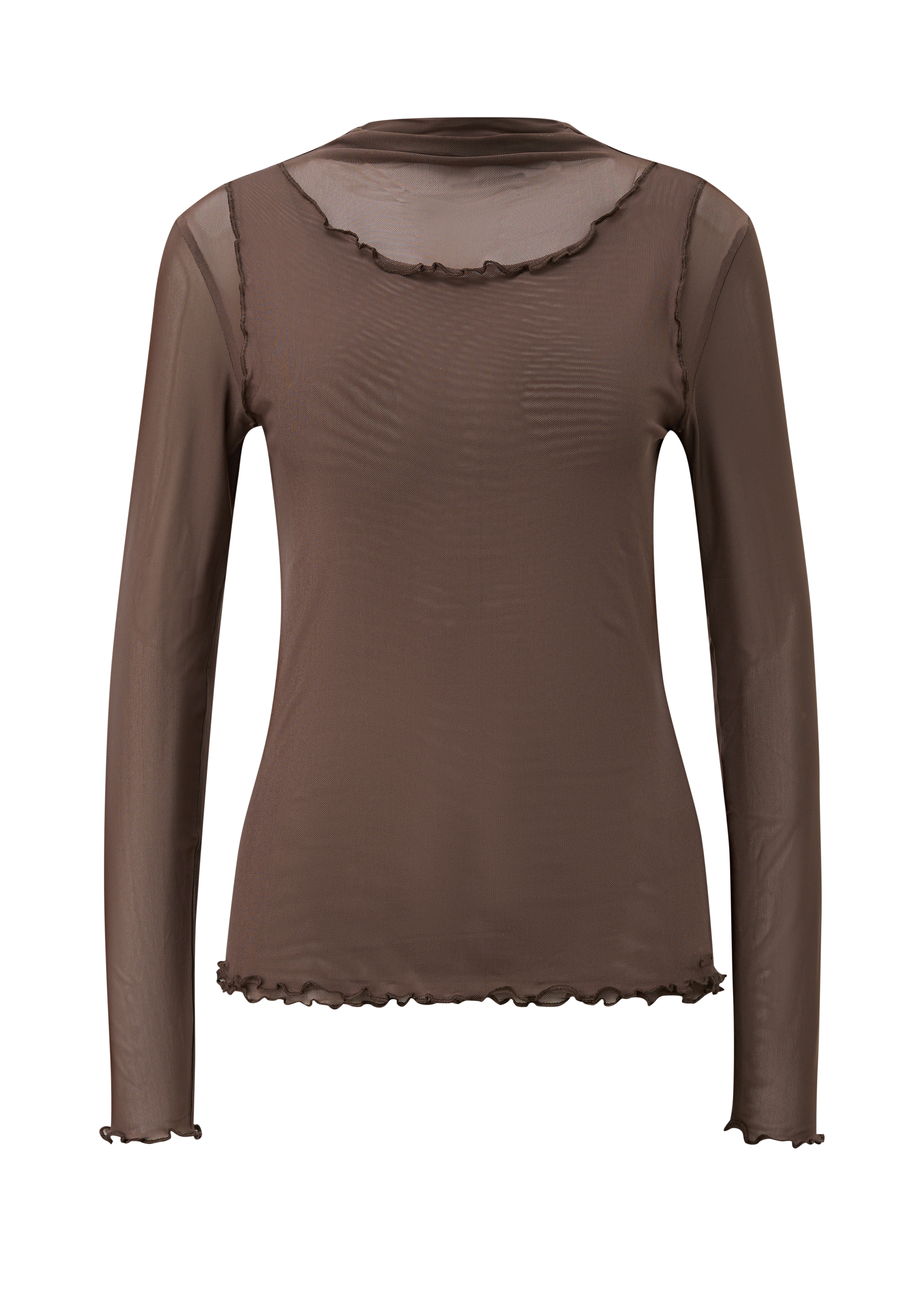 Tweelaags mesh-shirt