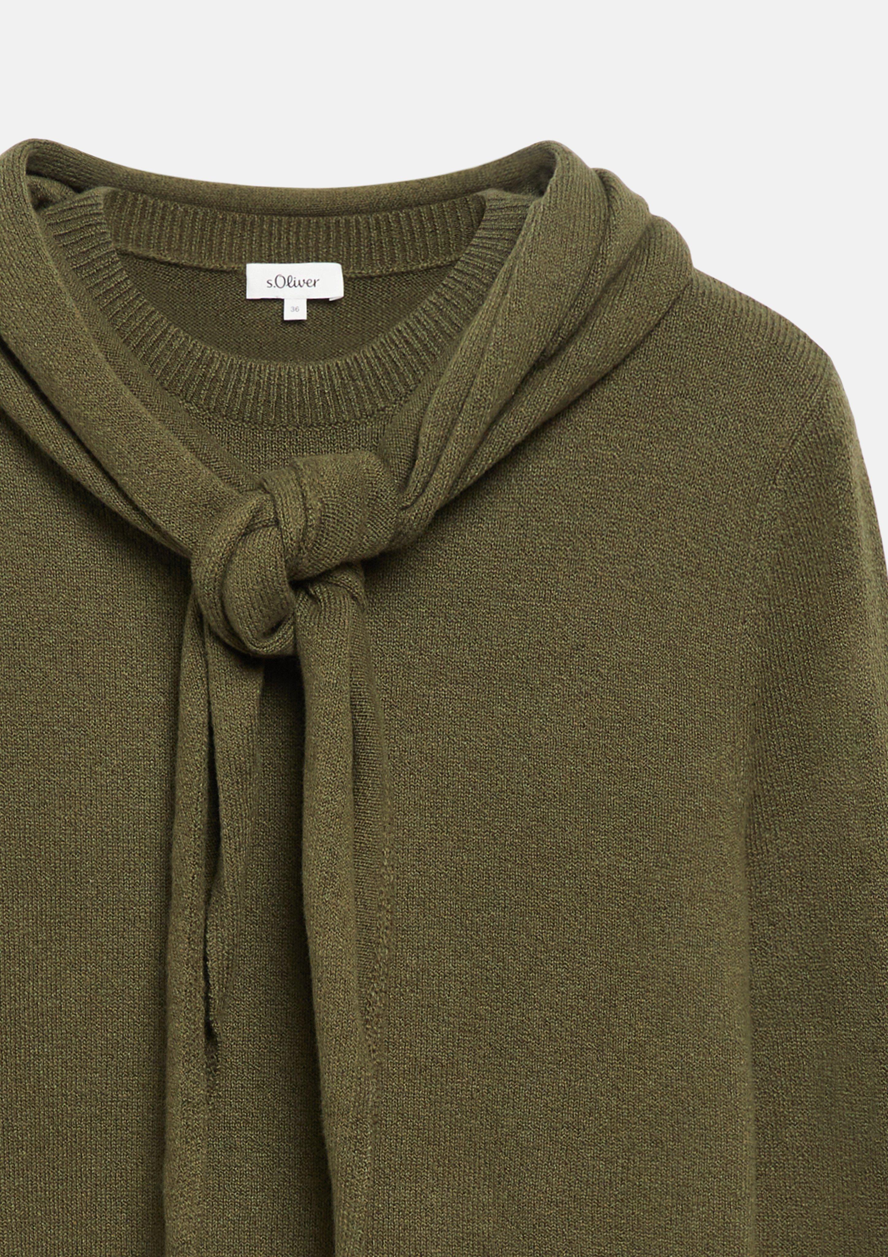 Femmes Pull en tricot en olive de s.Oliver