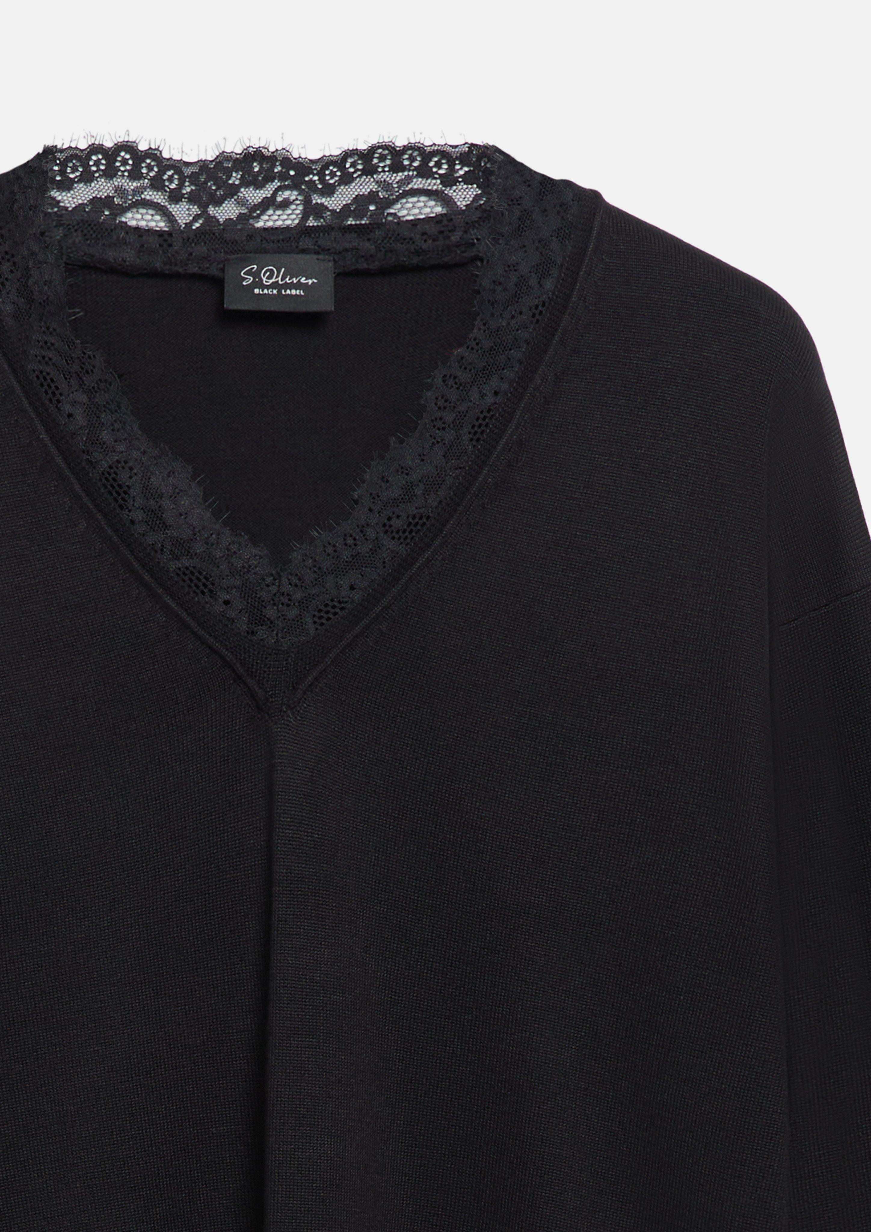 Dames Gebreide trui in zwart van s.Oliver BLACK LABEL