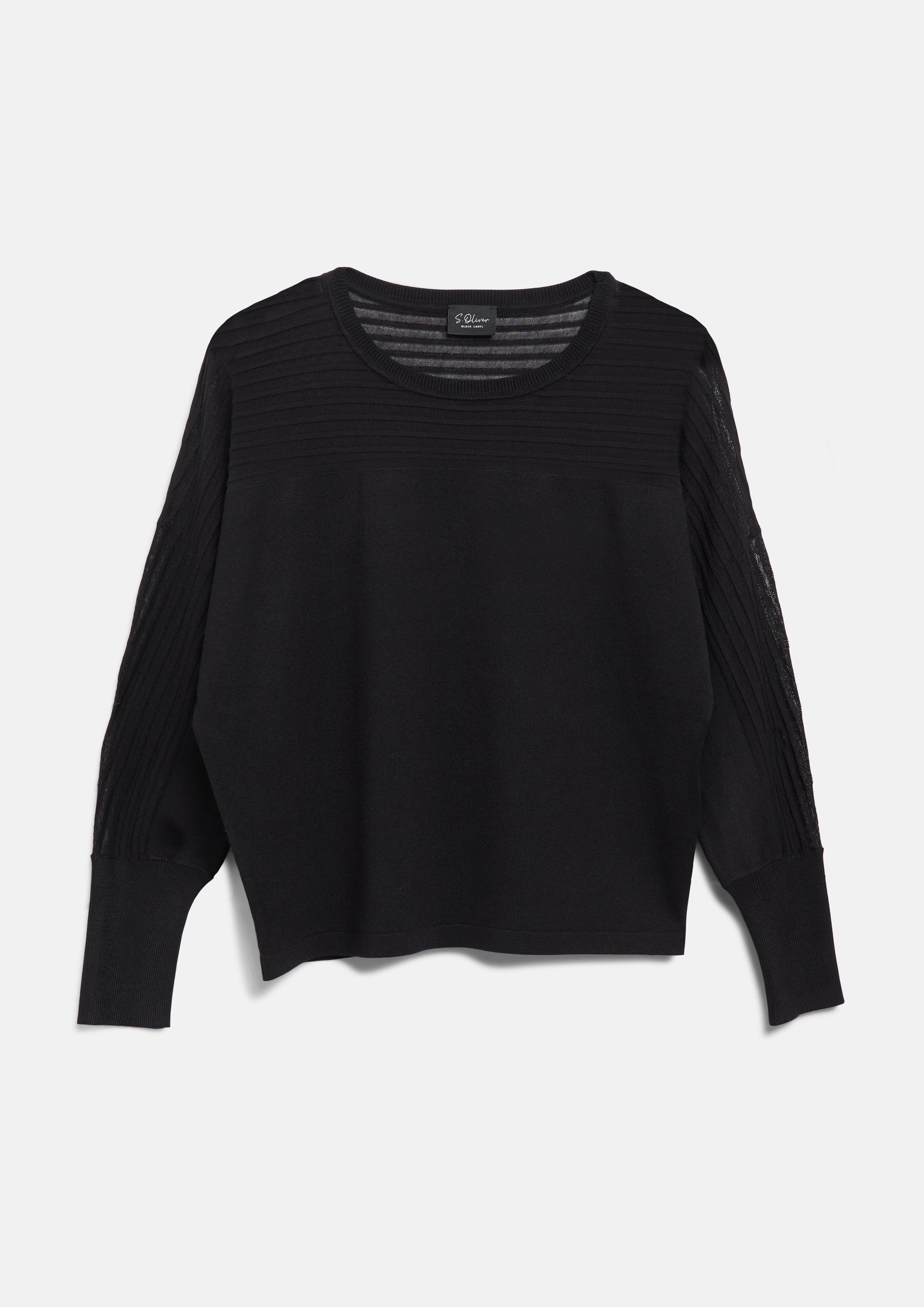 Dames Gebreide trui in zwart van s.Oliver BLACK LABEL
