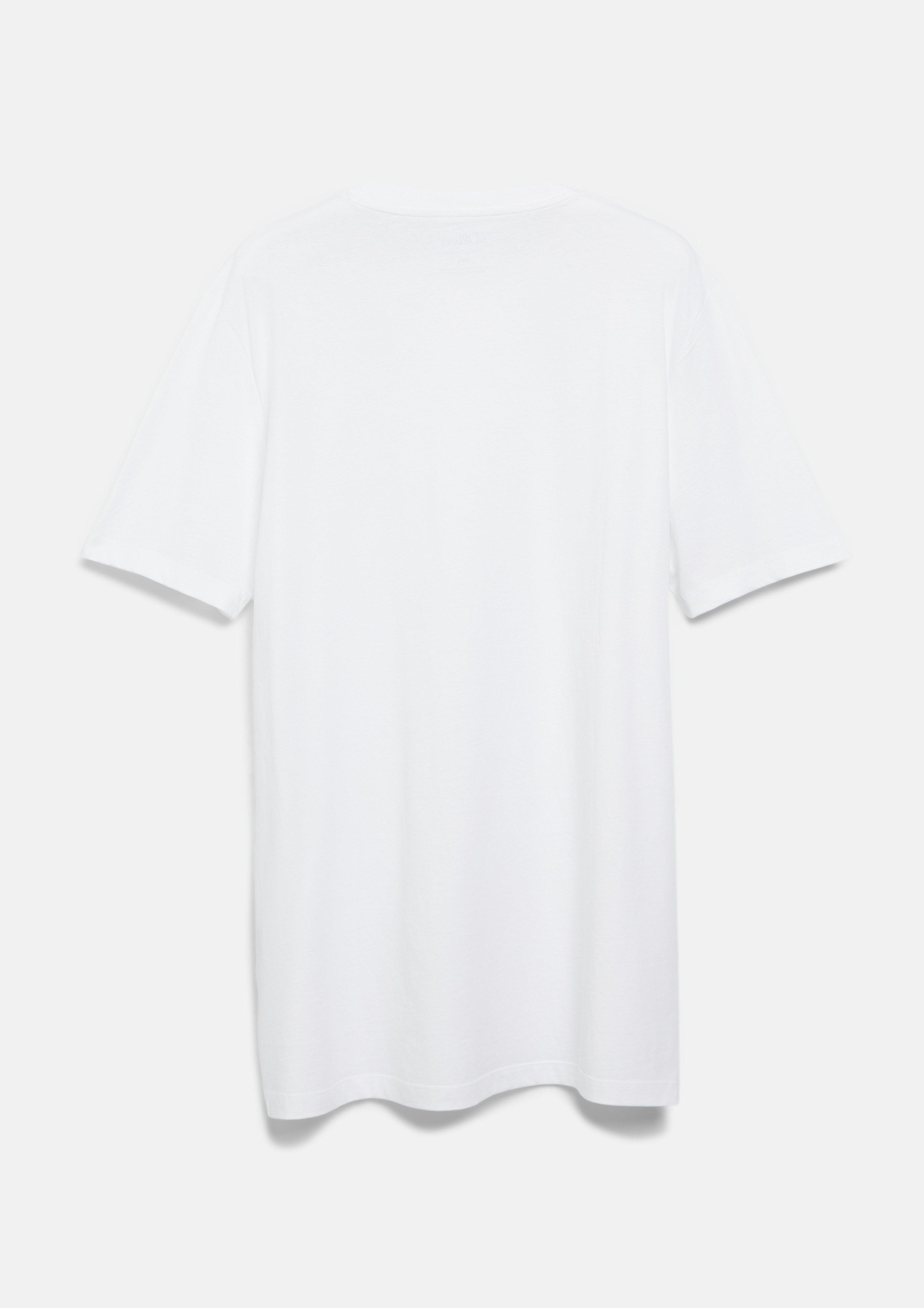 Herren T-Shirt in weiß von s.Oliver Men Tall Sizes