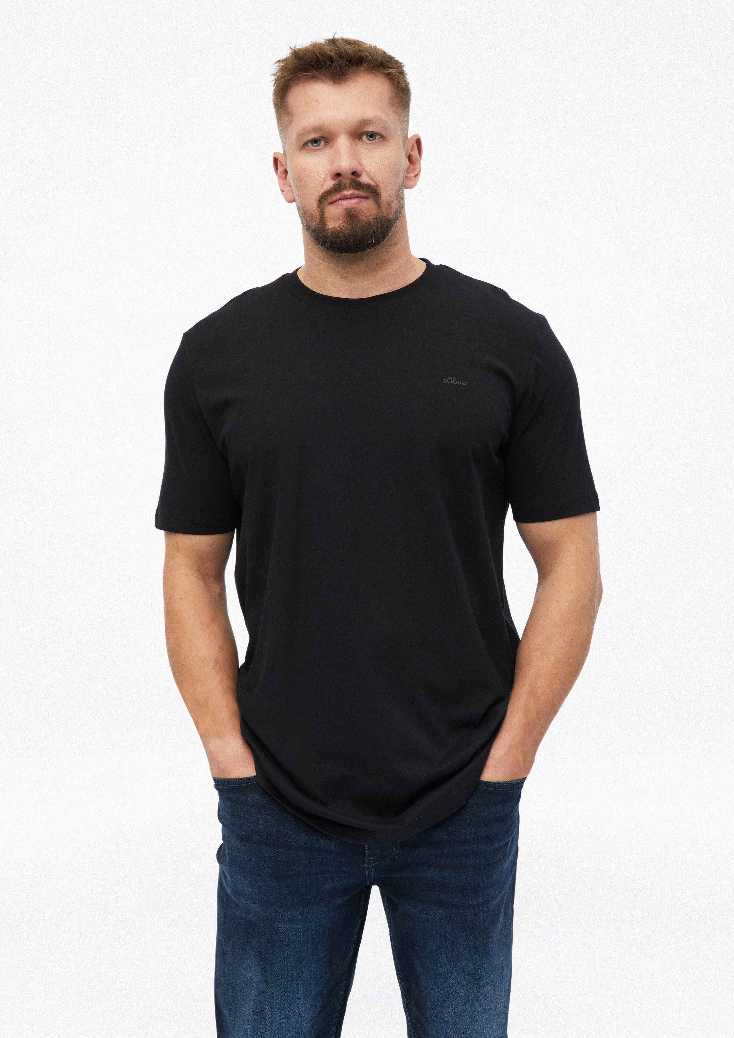 Koszulka w kolorze czarny od s.Oliver Men Tall Sizes
