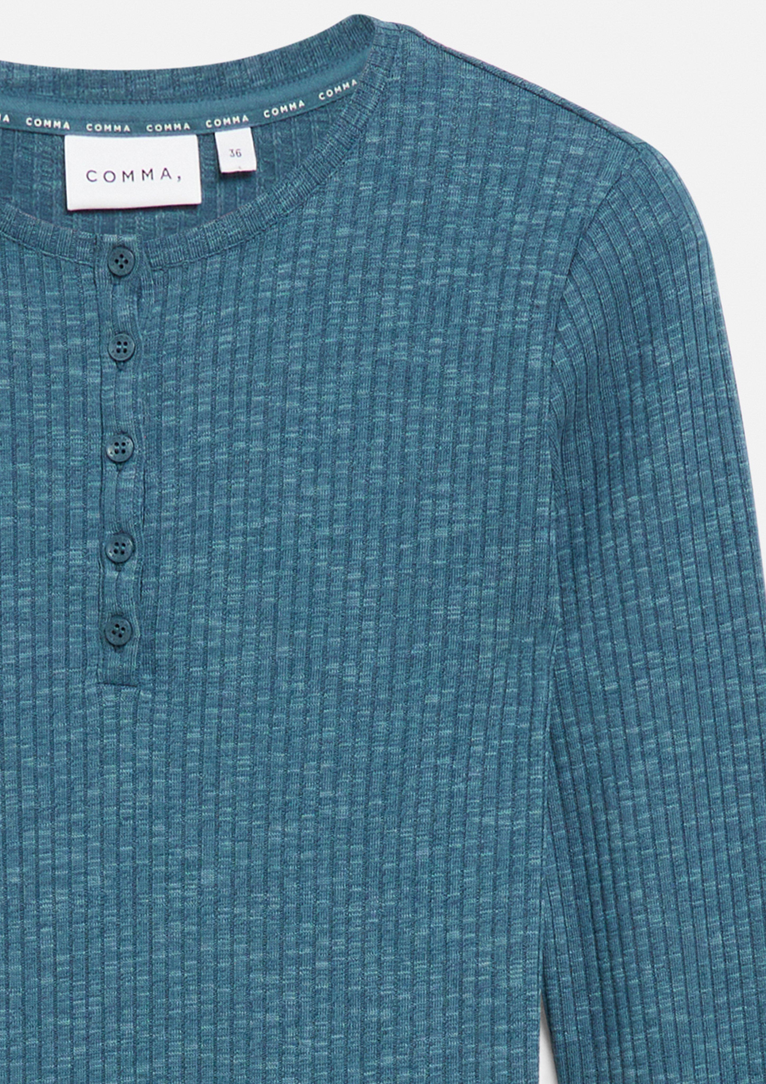 T-Shirt in petrol von COMMA