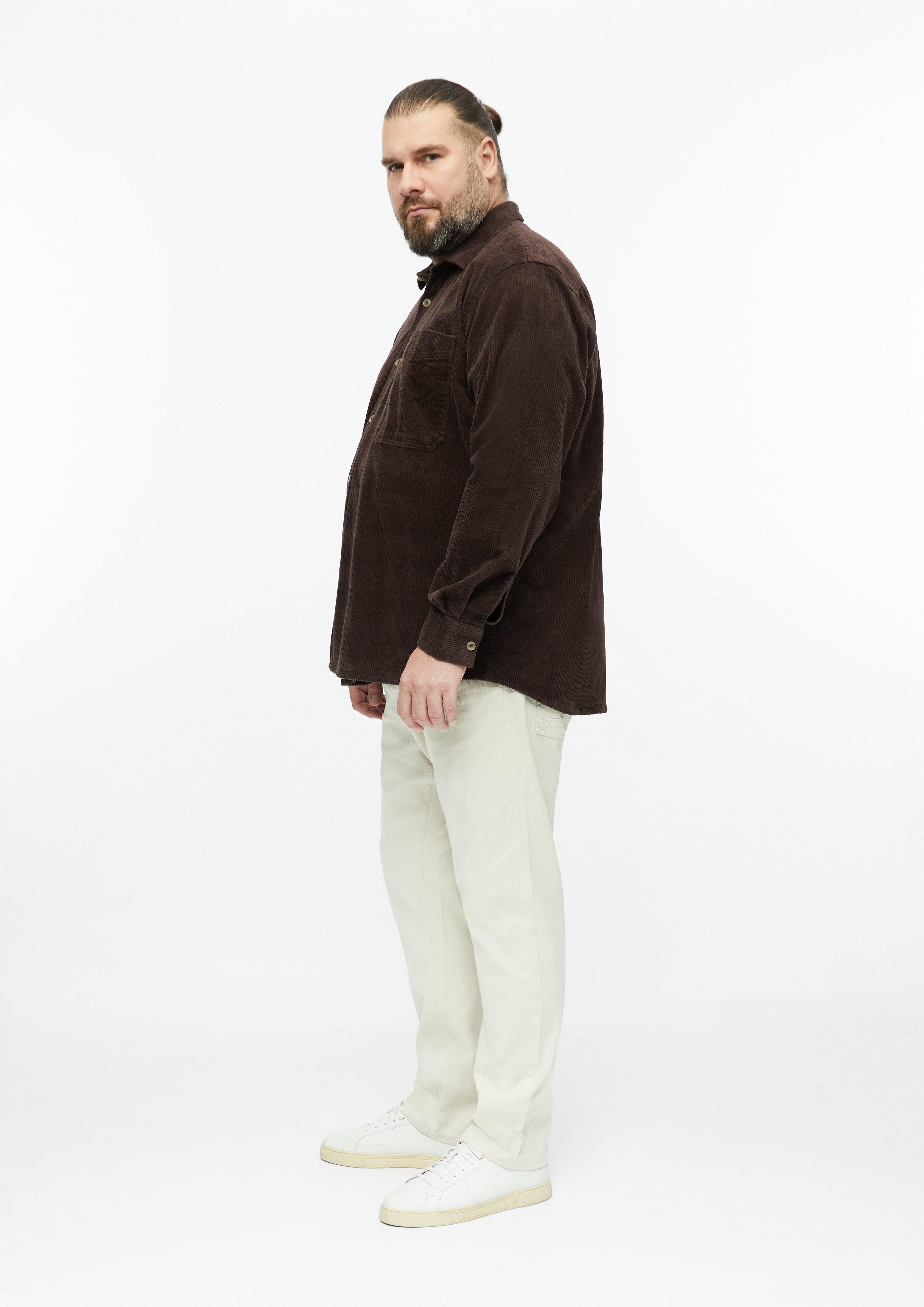 Heren Hemd in bruin van s.Oliver Men Big Sizes