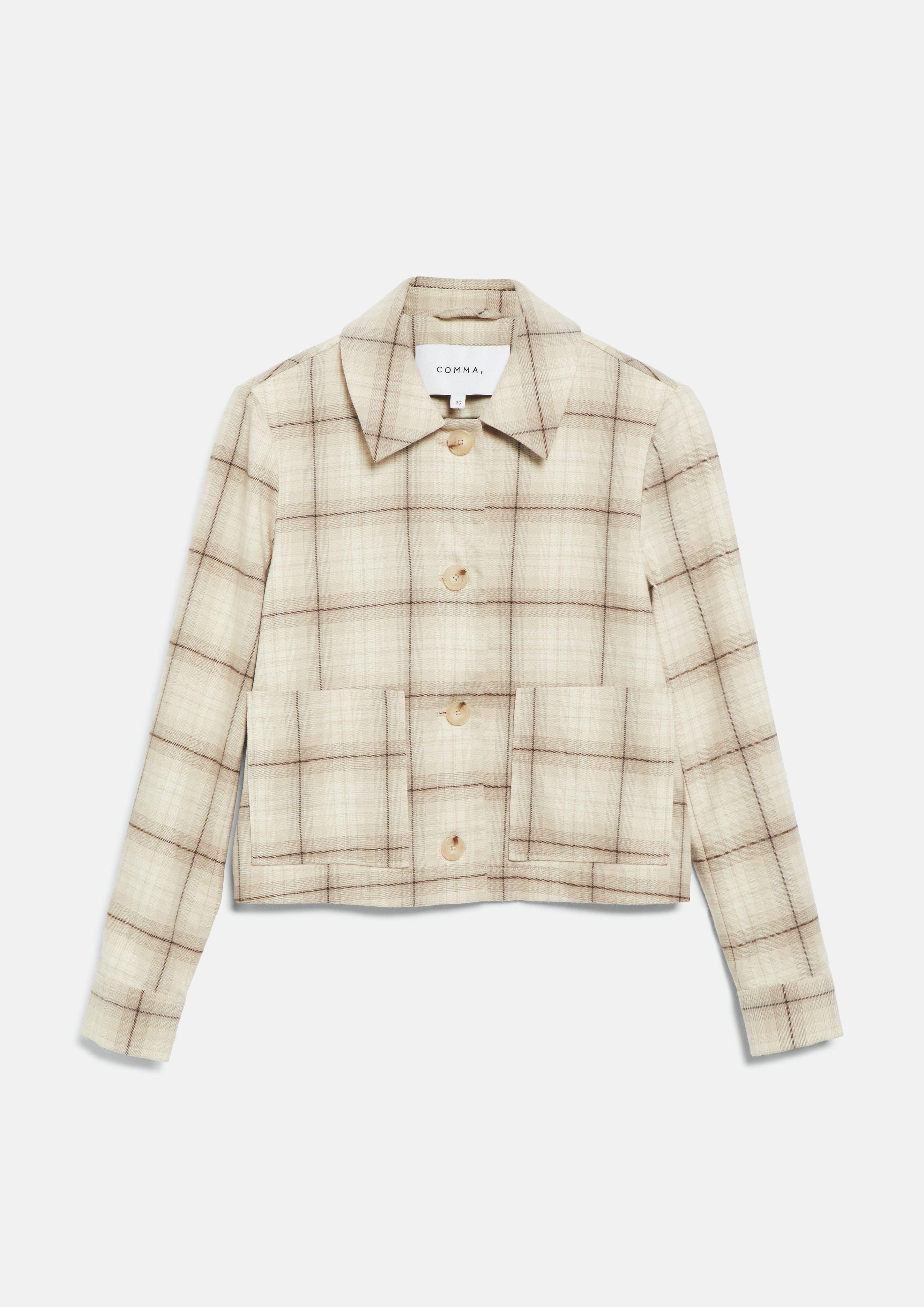 Veste d'intérieur en beige de COMMA
