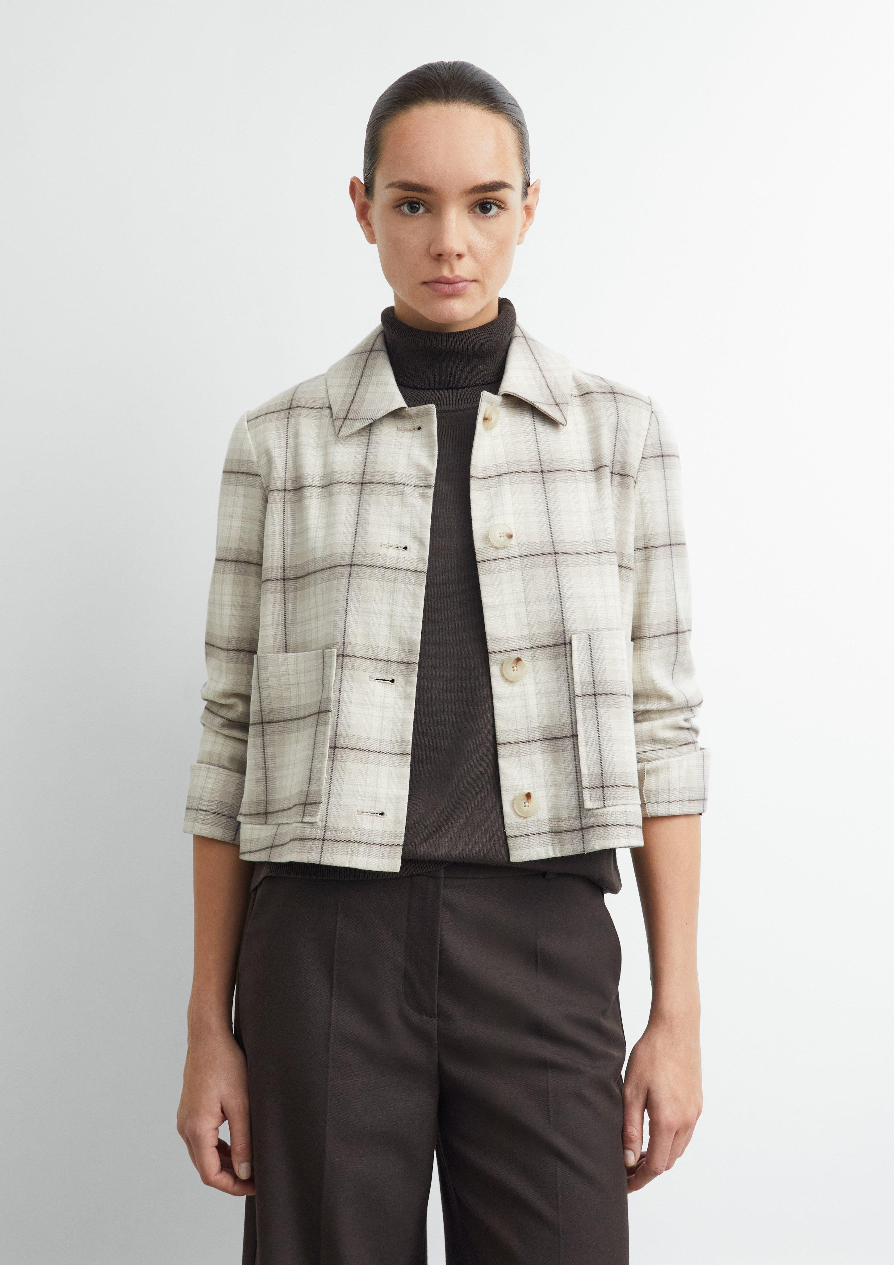 Veste d'intérieur en beige de COMMA